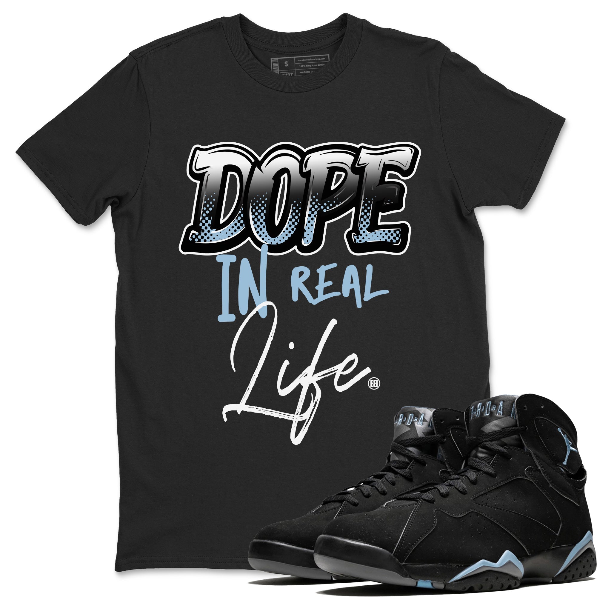 Dope In Real Life Unisex Tops - Air Jordan 7 Chambray