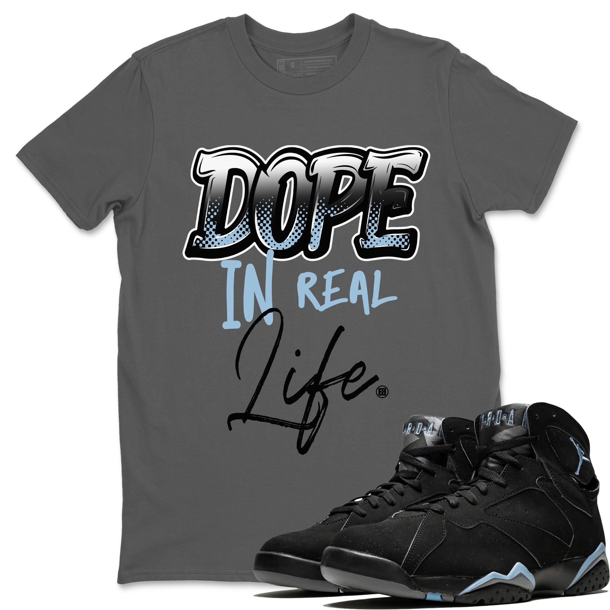 Dope In Real Life Unisex Tops - Air Jordan 7 Chambray