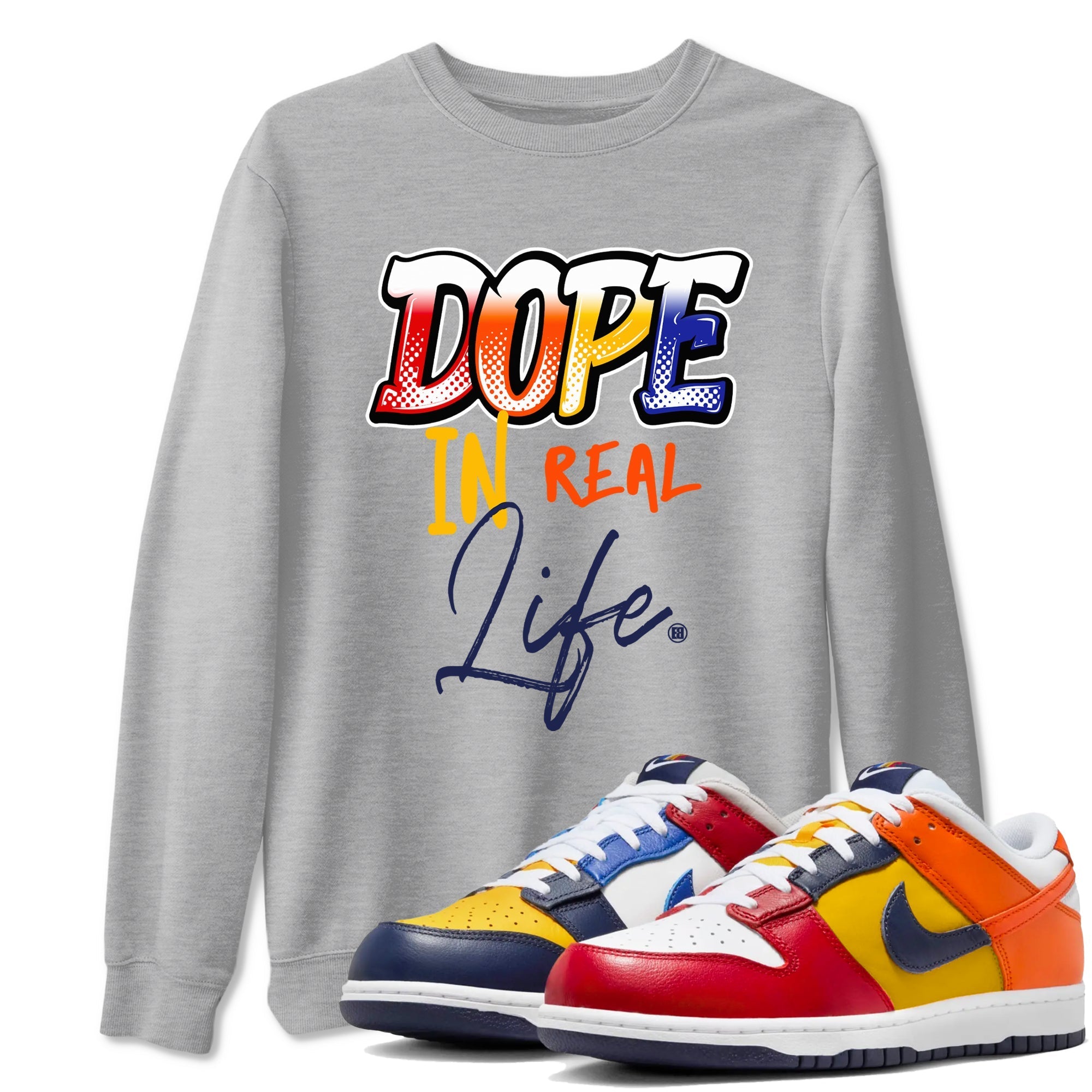 Dope In Real Life snkmatch Tees - Dunk What The