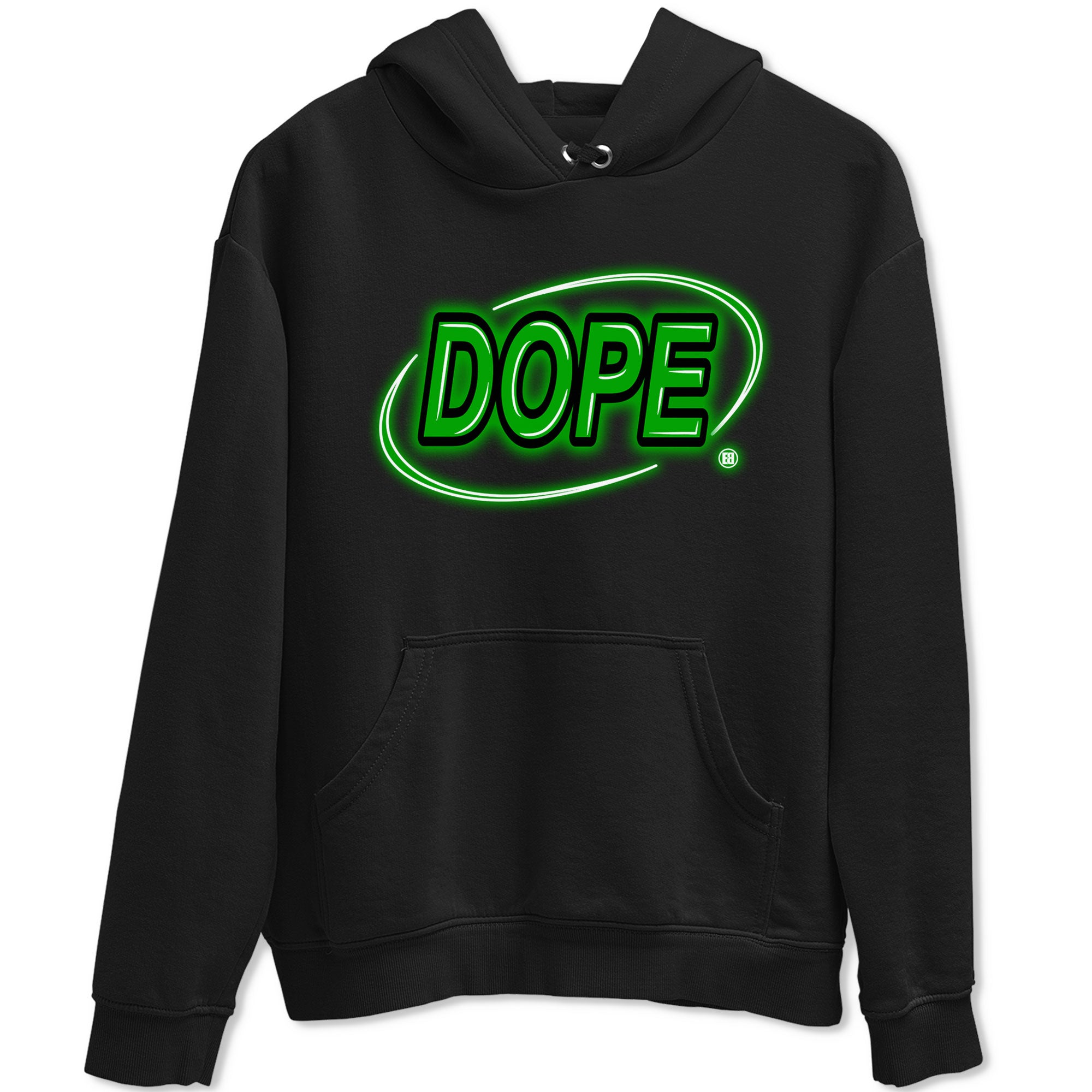 Dope Neon Sign snkmatch Tee - Air Jordan 5 Lucky Green