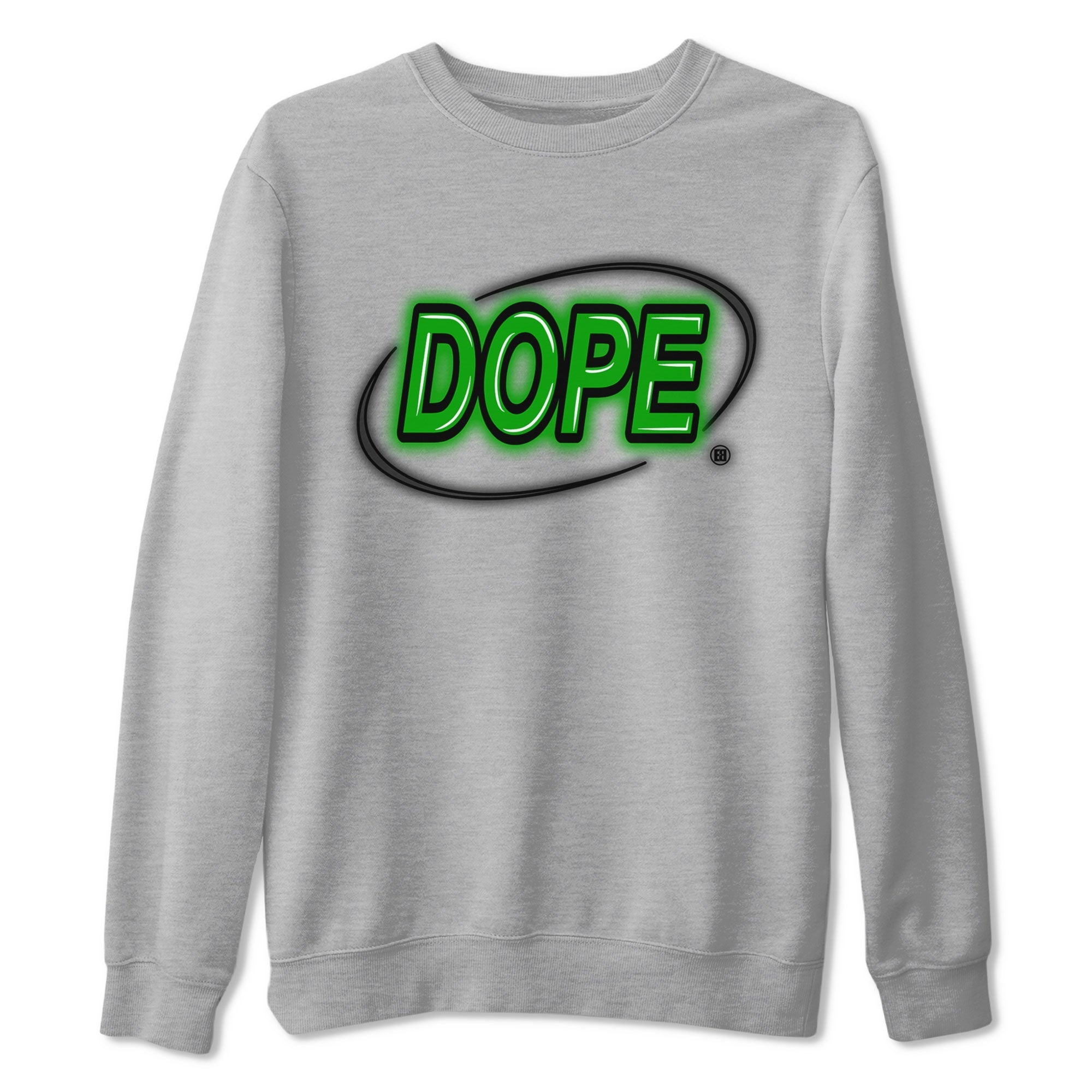 Dope Neon Sign snkmatch Tee - Air Jordan 5 Lucky Green