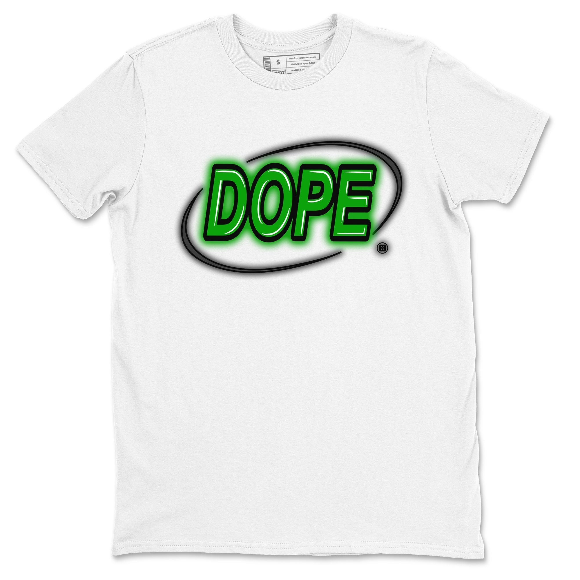 Dope Neon Sign snkmatch Tee - Air Jordan 5 Lucky Green