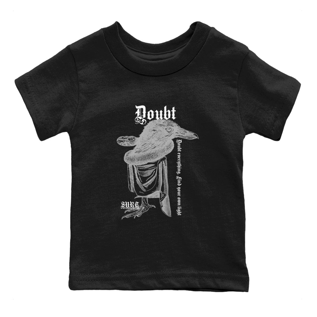 Doubt Everything snkmatch Tees Kids - Air Jordan 1 Wolf Grey