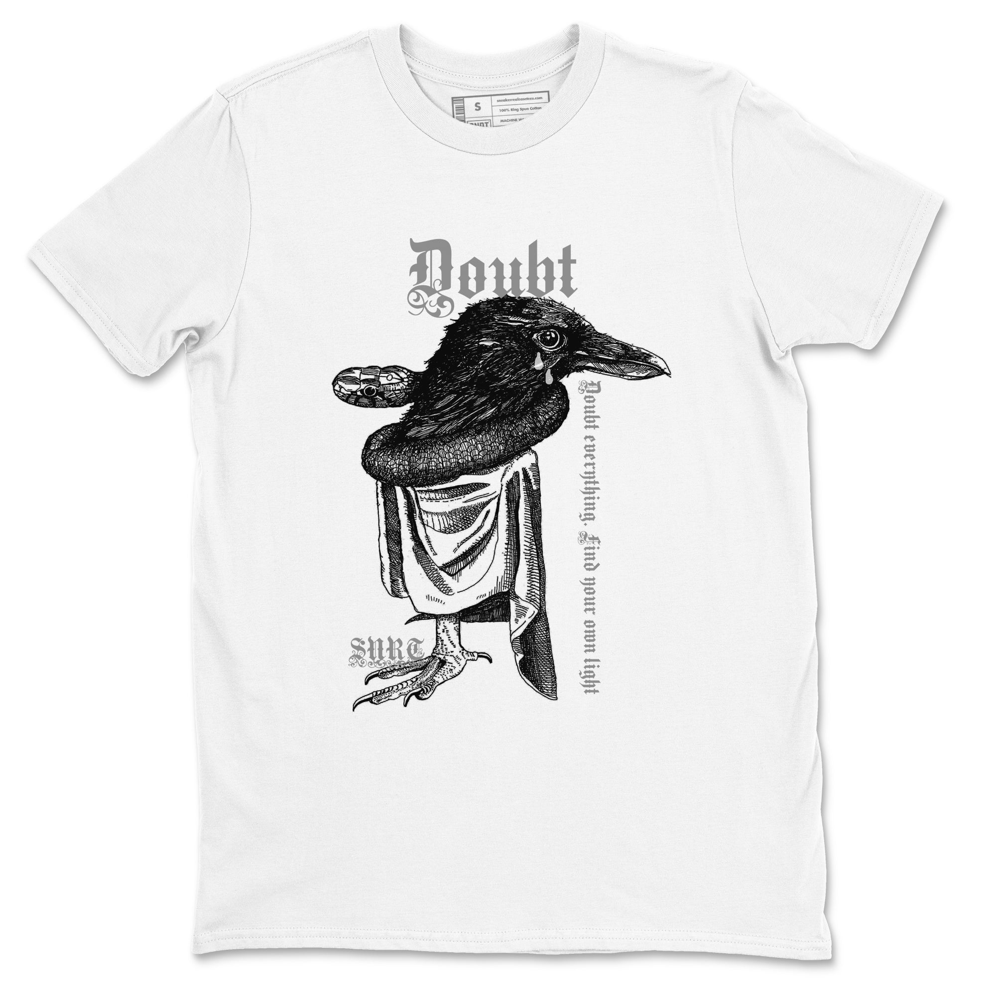 Doubt Everything snkmatch Tees - Air Jordan 1 Wolf Grey