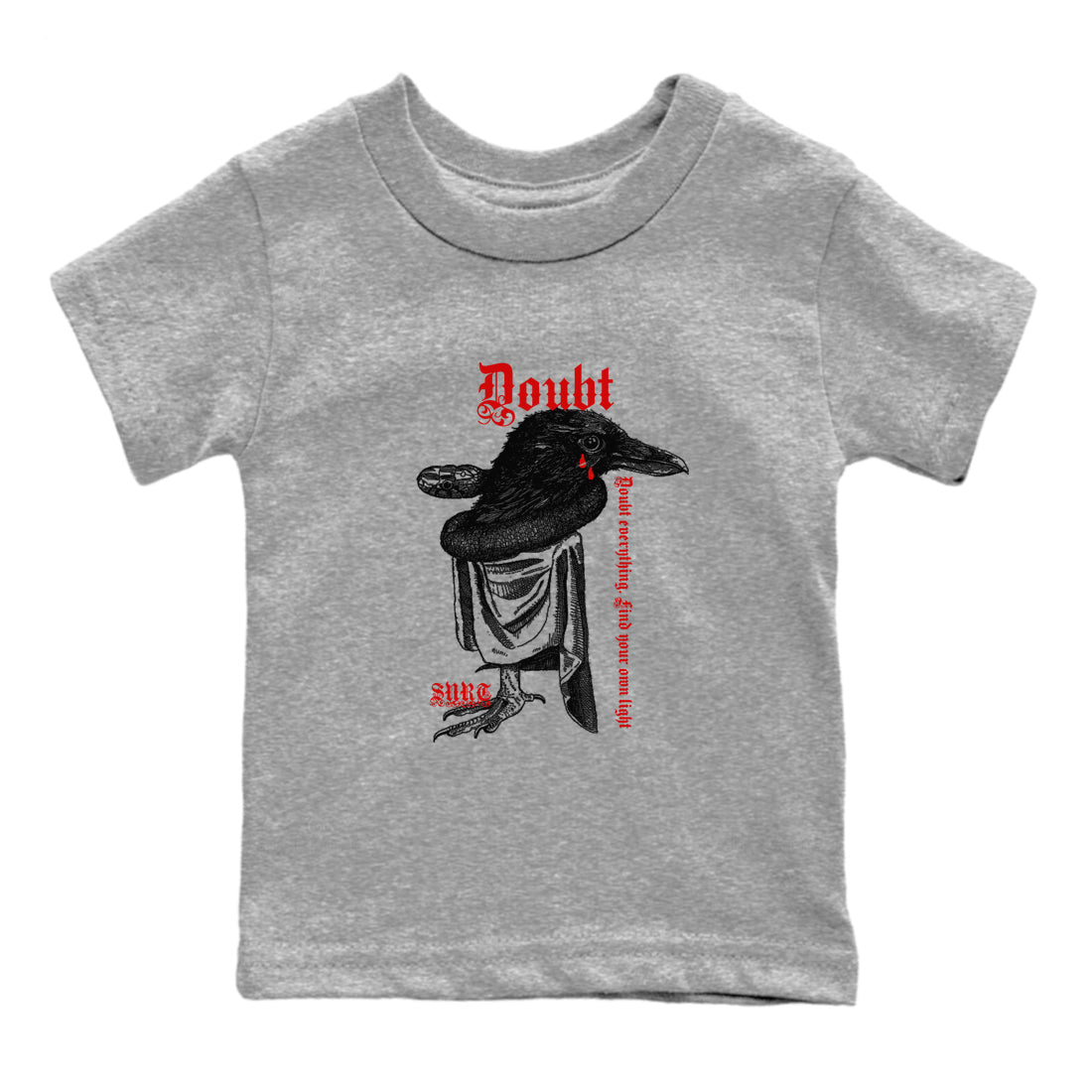 Doubt Everything snkmatch Tees Kids - Air Jordan 14 Black Toe