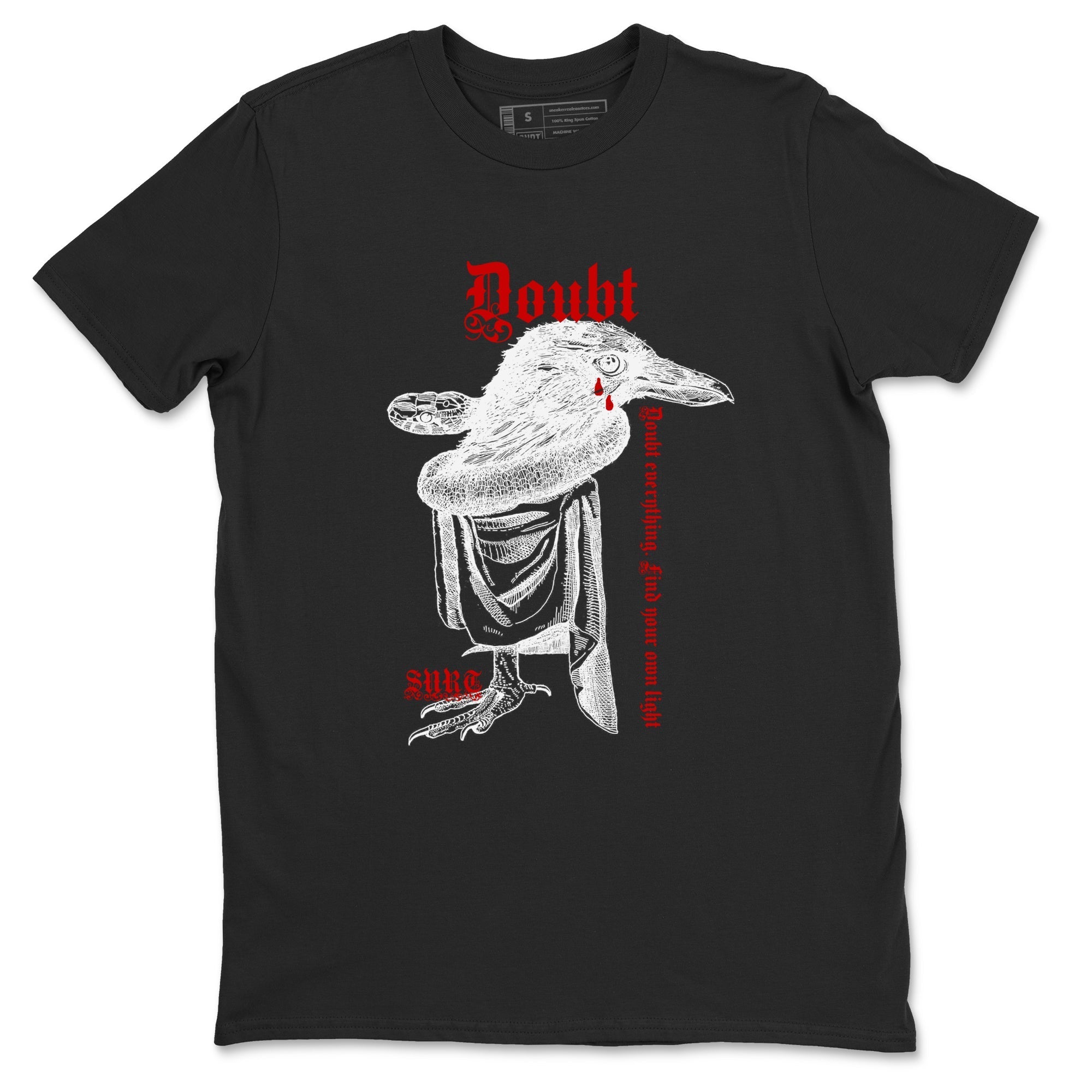 Doubt Everything snkmatch Tees - Air Jordan 14 Black Toe