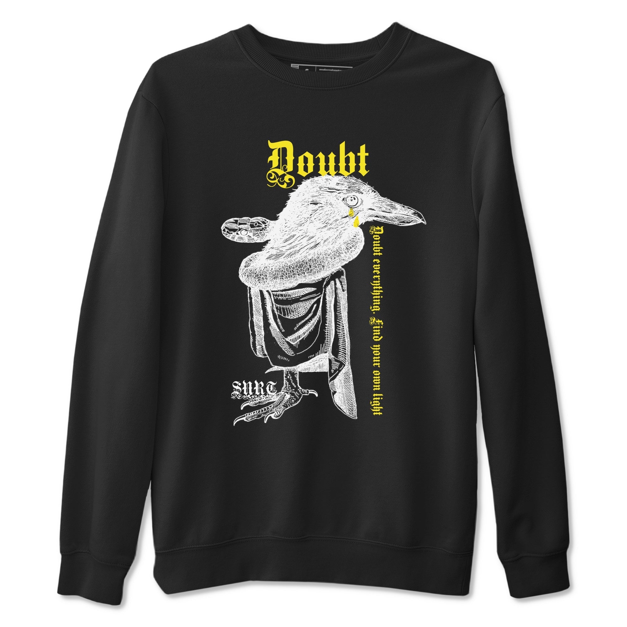 Doubt Everything snkmatch Tees - Air Jordan 4 Vivid Sulfur