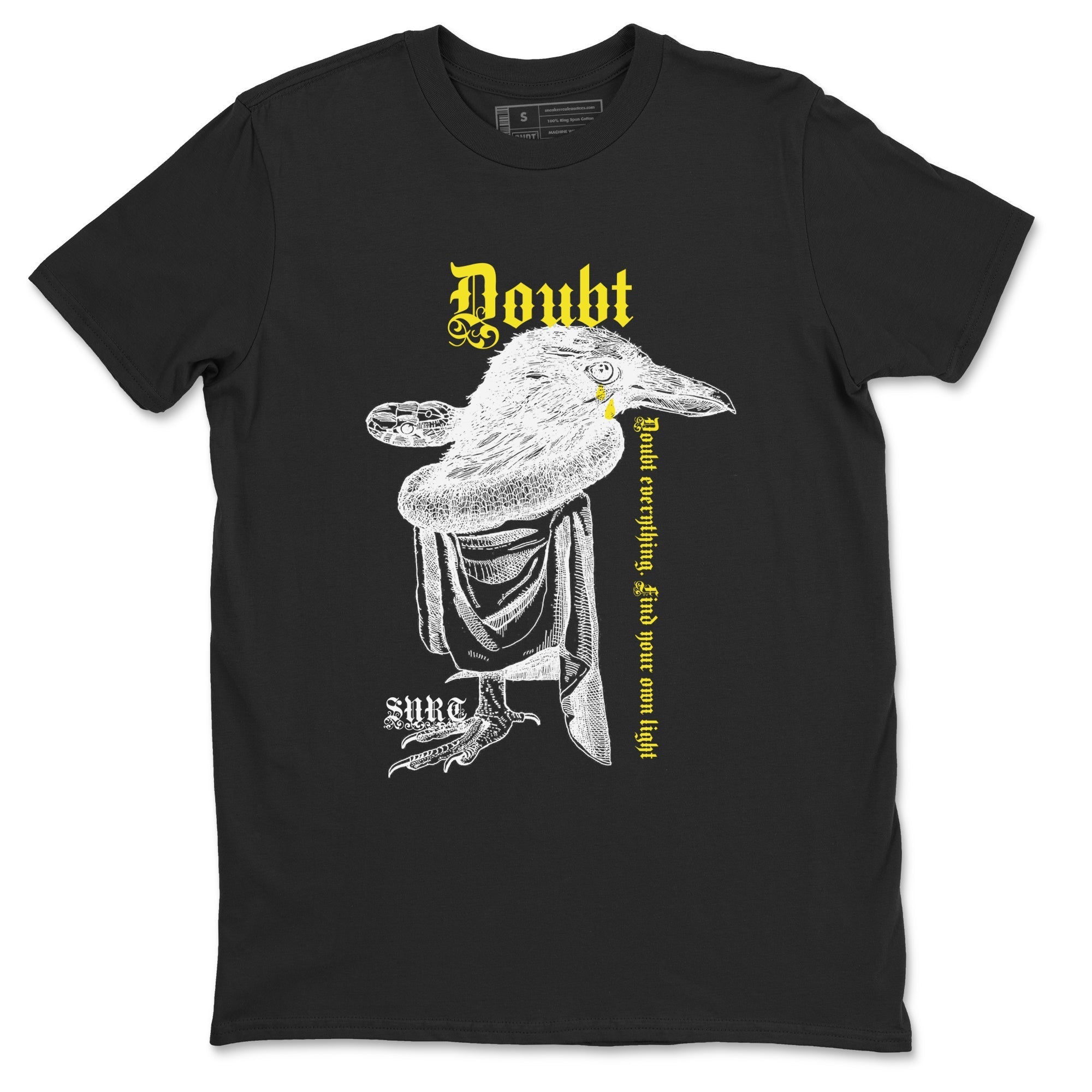 Doubt Everything snkmatch Tees - Air Jordan 4 Vivid Sulfur