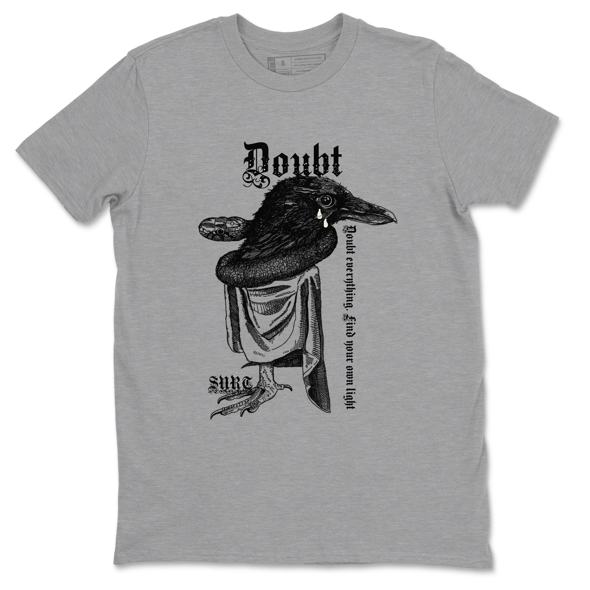 Doubt Everything snkmatch Tees - Air Jordan 5 Sail