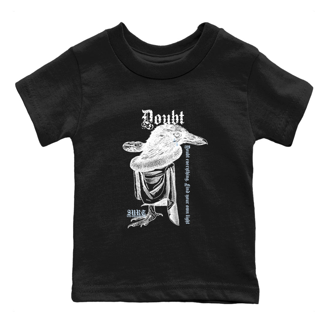 Doubt Everything snkmatch Tees Kids - Air Jordan 6 White Black