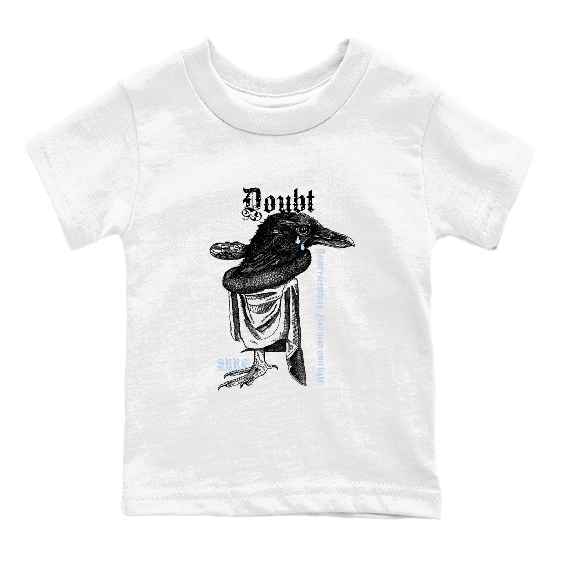 Doubt Everything snkmatch Tees Kids - Air Jordan 6 White Black