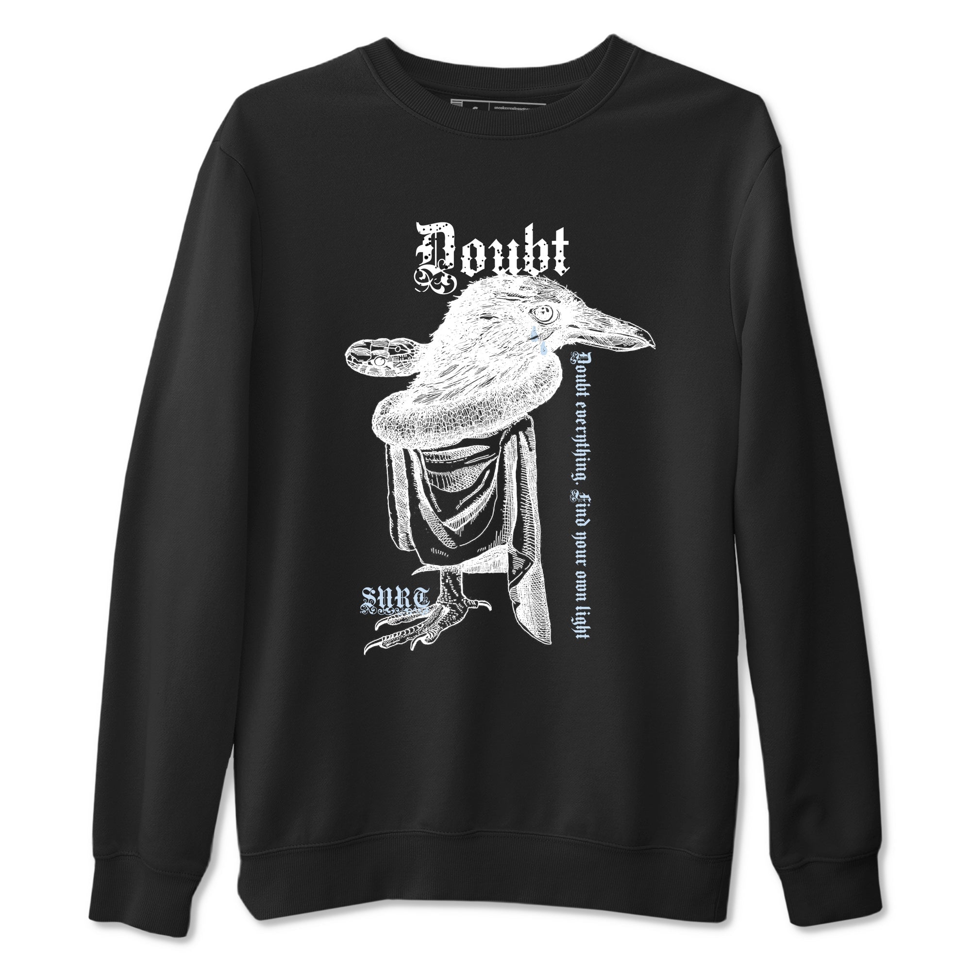Doubt Everything snkmatch Tees - Air Jordan 6 White Black