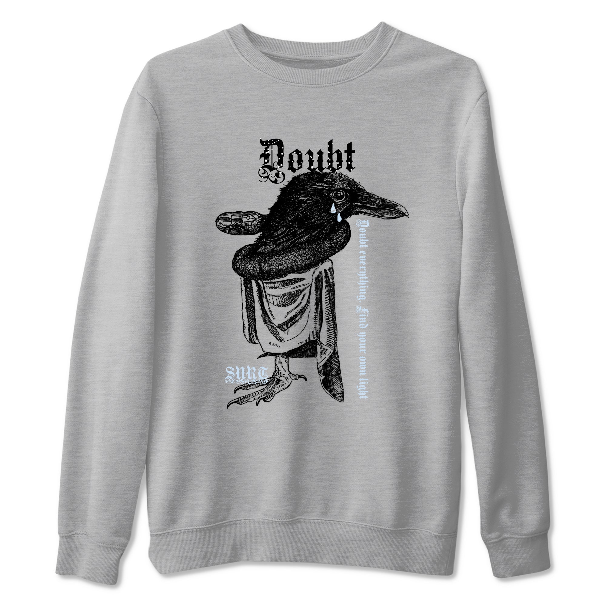 Doubt Everything snkmatch Tees - Air Jordan 6 White Black