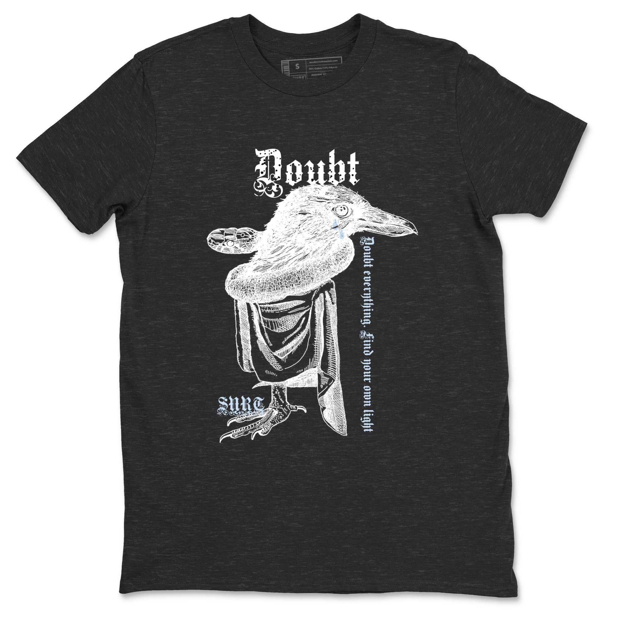 Doubt Everything snkmatch Tees - Air Jordan 6 White Black