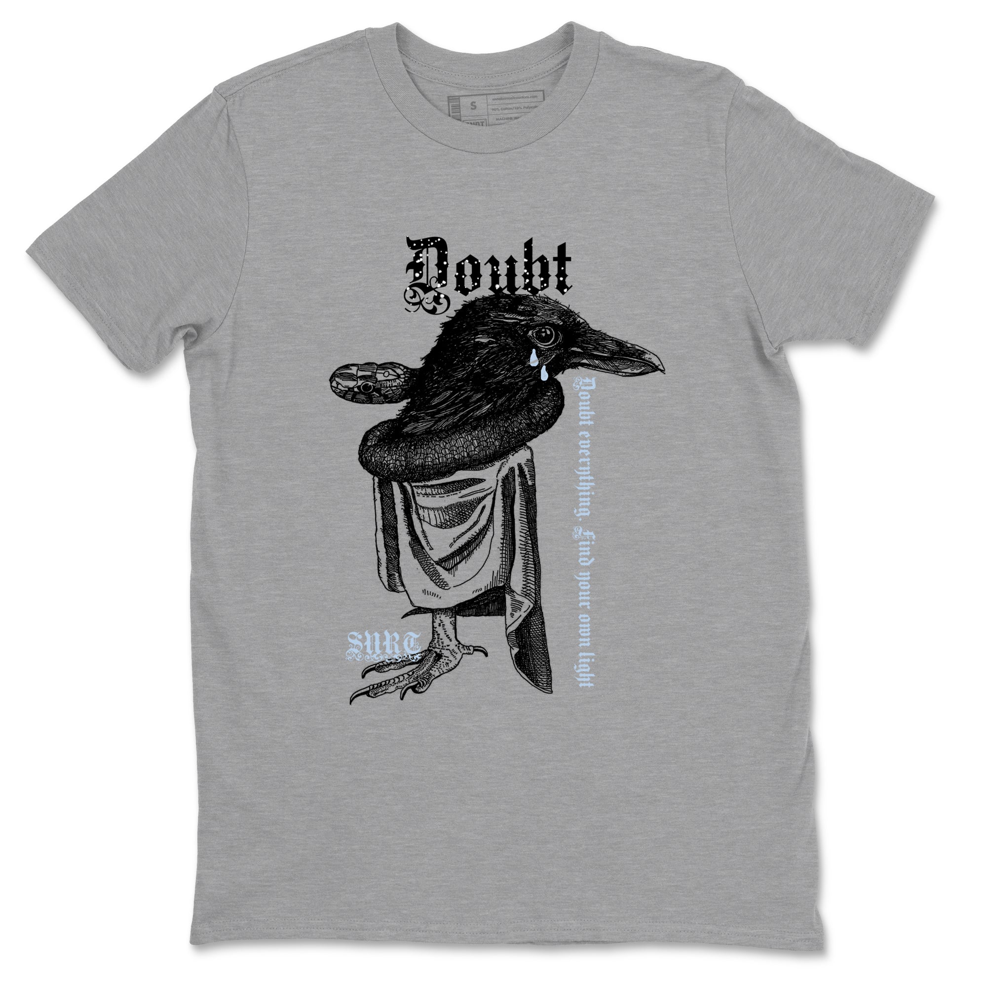 Doubt Everything snkmatch Tees - Air Jordan 6 White Black