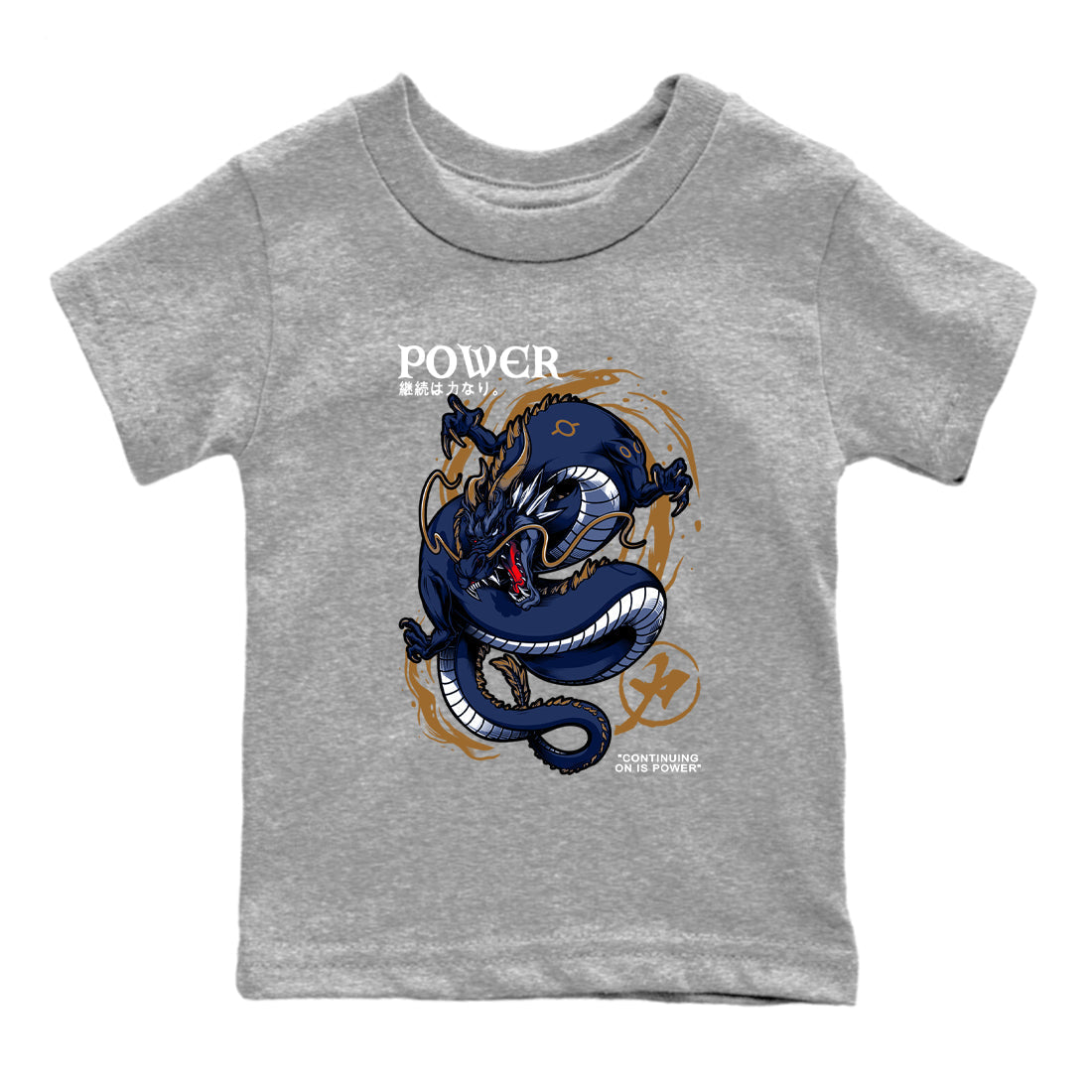 Dragon Power snkmatch Tees Kids - Air Jordan 13 Midnight Navy