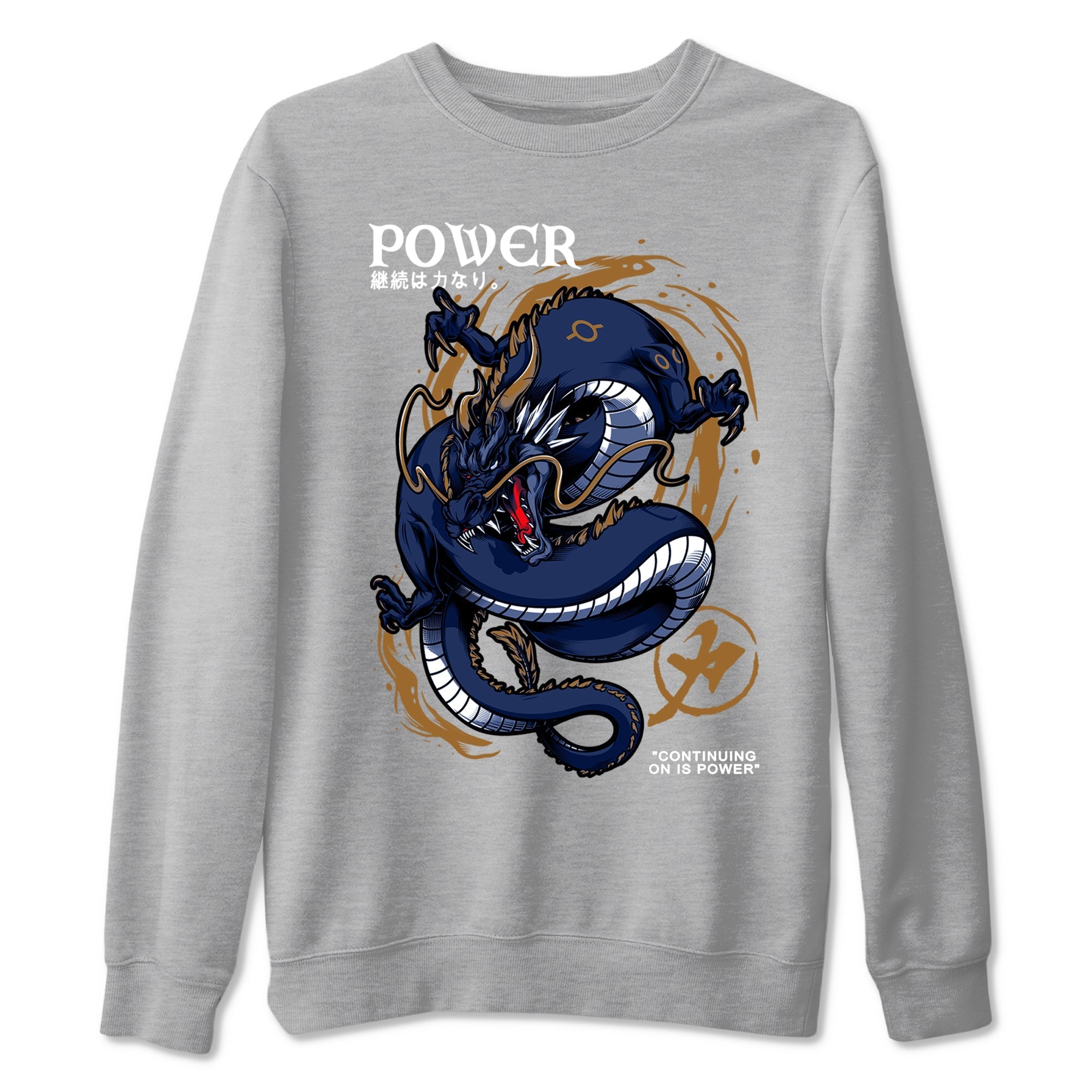 Dragon Power snkmatch Tees - Air Jordan 13 Midnight Navy
