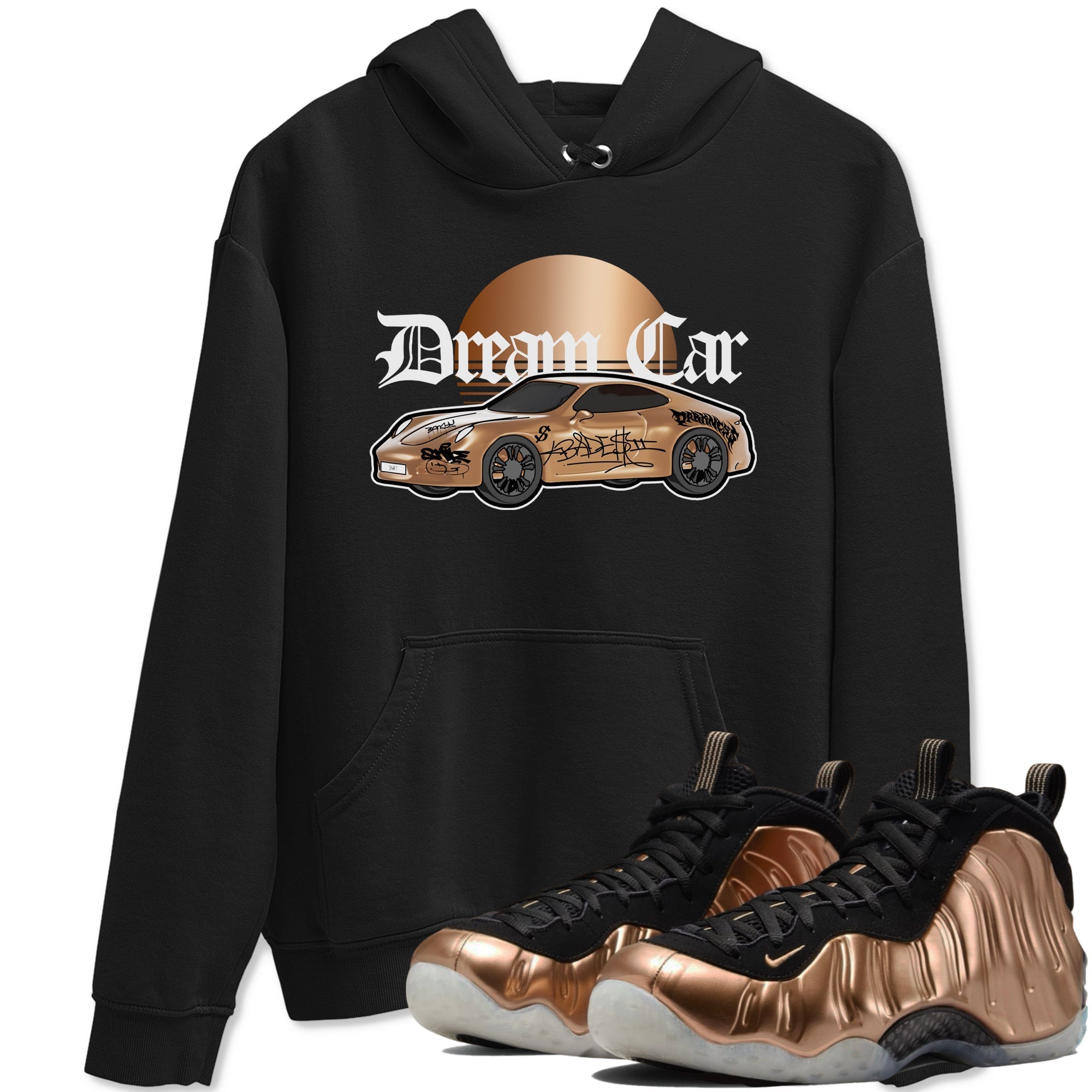 Dream Car snkmatch Tees - Air Foamposite One Metallic Copper
