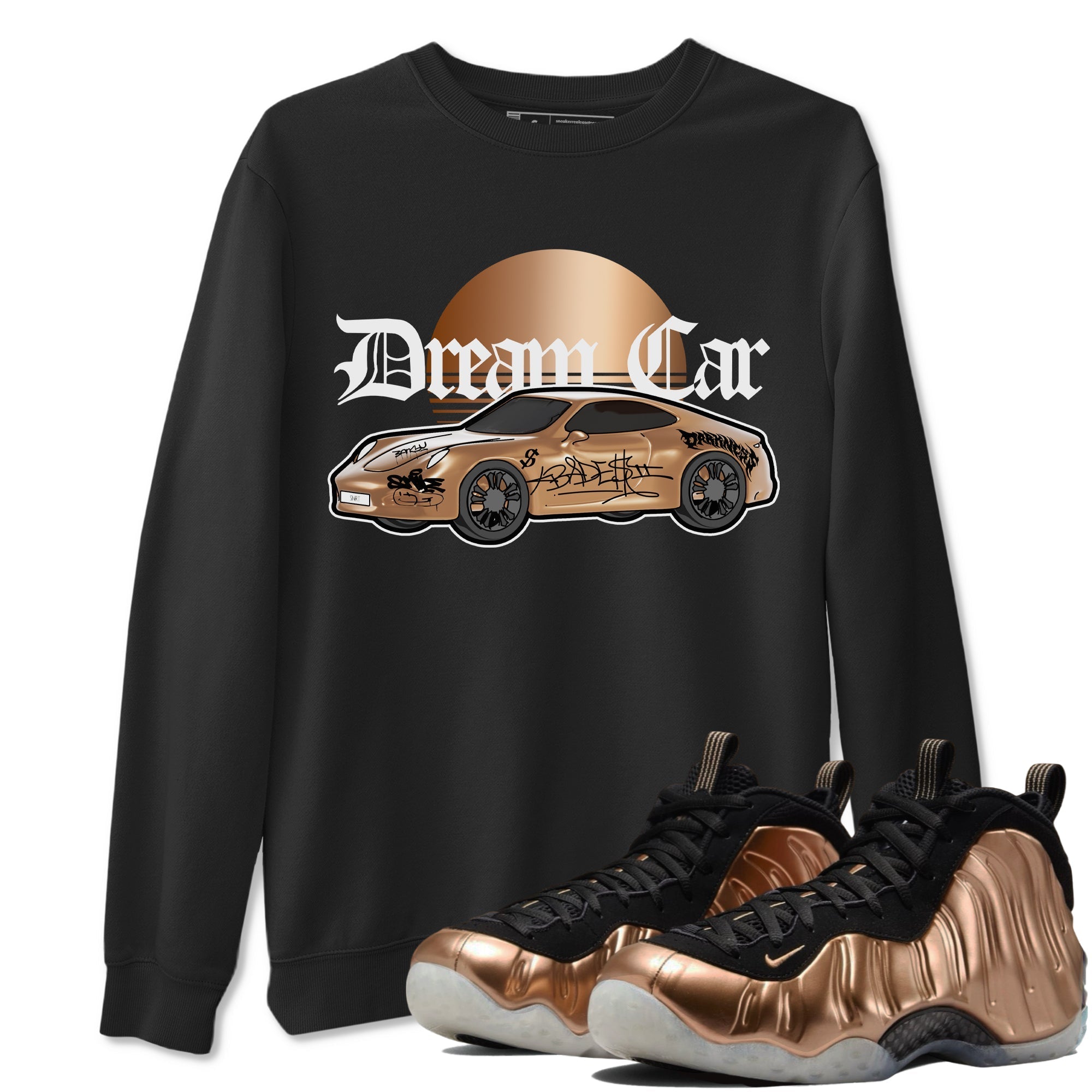 Dream Car snkmatch Tees - Air Foamposite One Metallic Copper