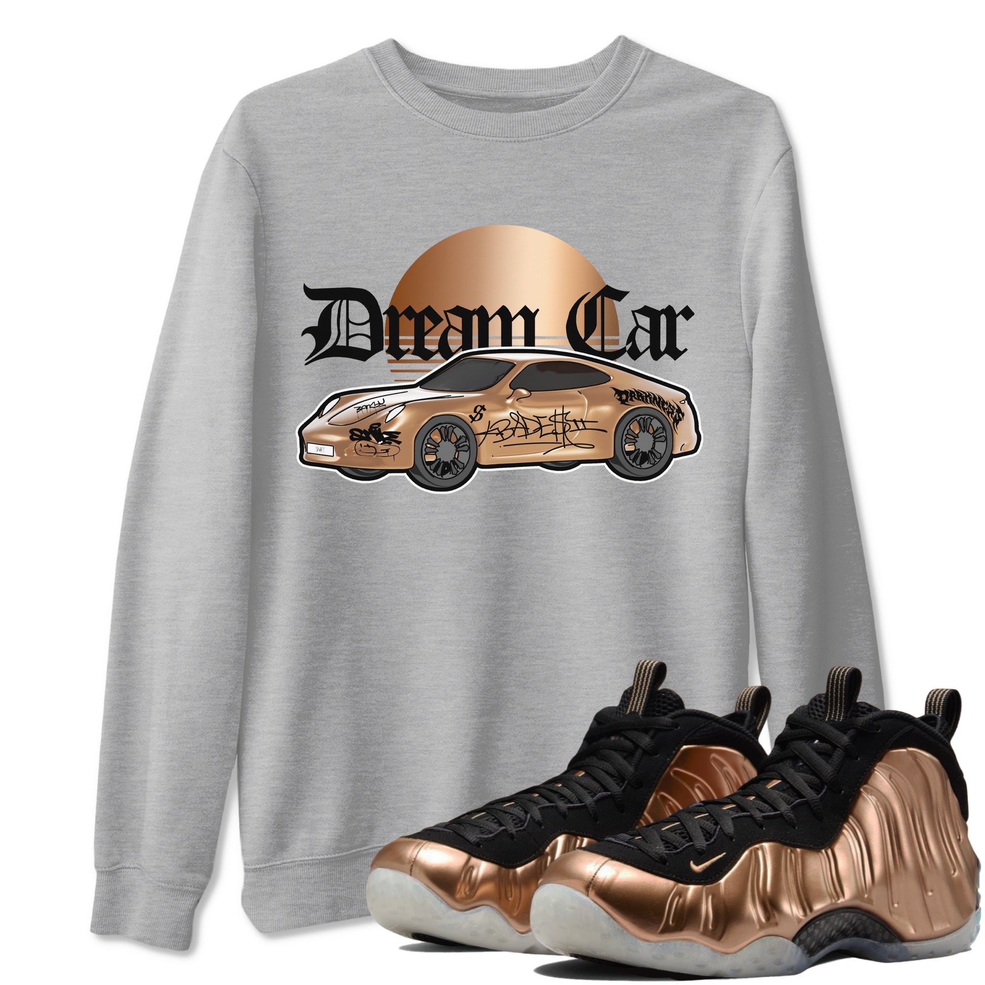 Dream Car snkmatch Tees - Air Foamposite One Metallic Copper