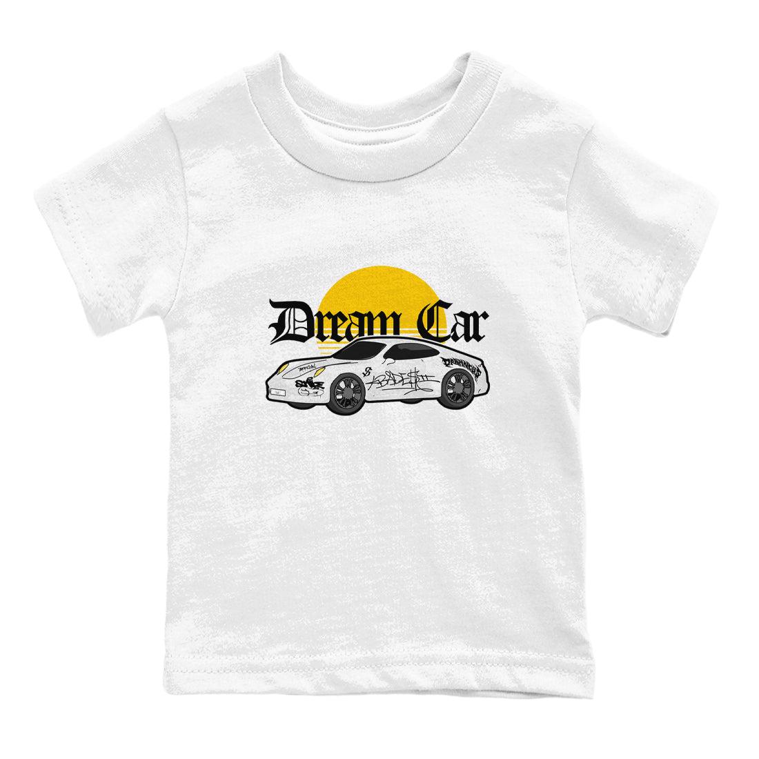 Dream Car snkmatch Tees Kids - Air Jordan 1 Yellow Ochre