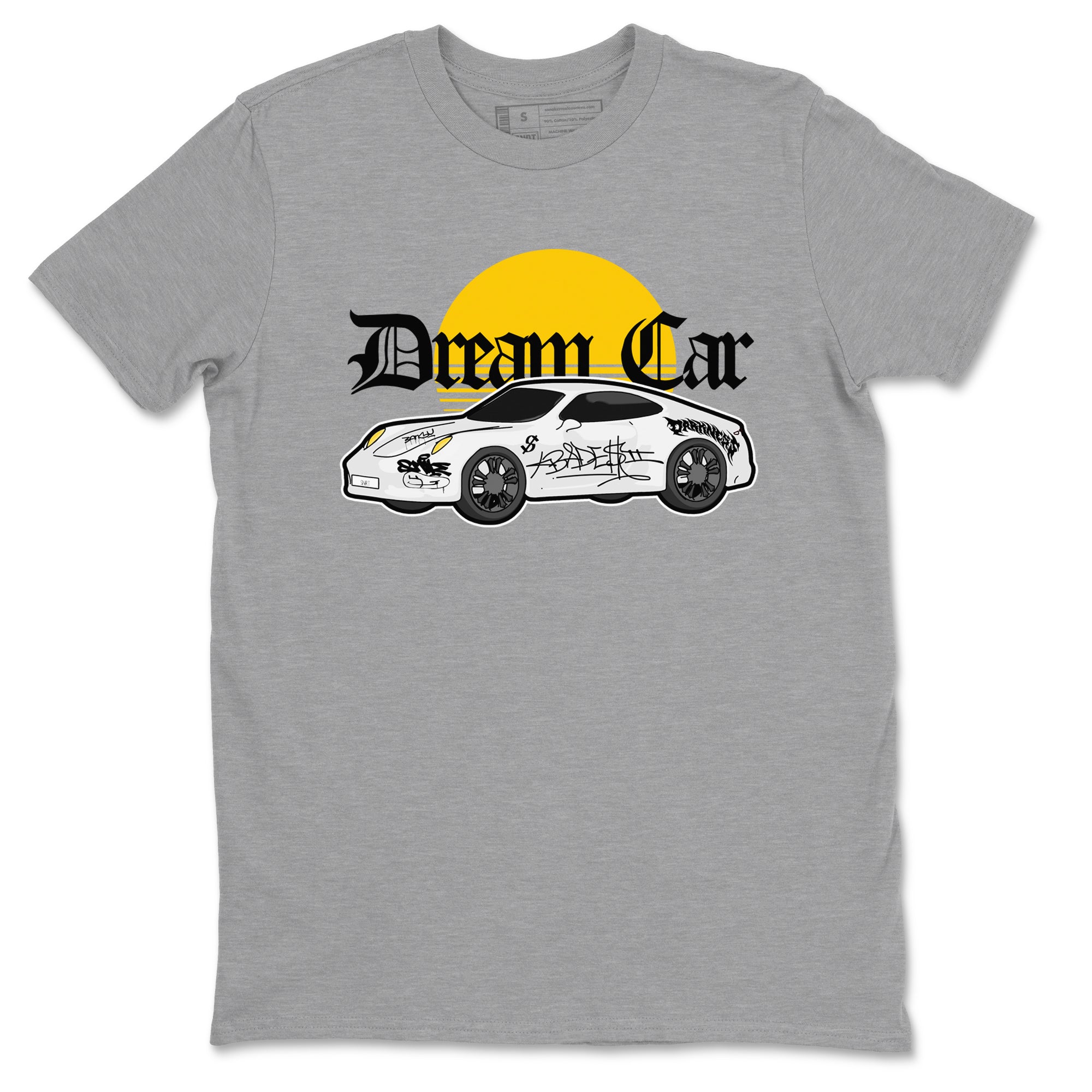 Dream Car snkmatch Tees - Air Jordan 1 Yellow Ochre