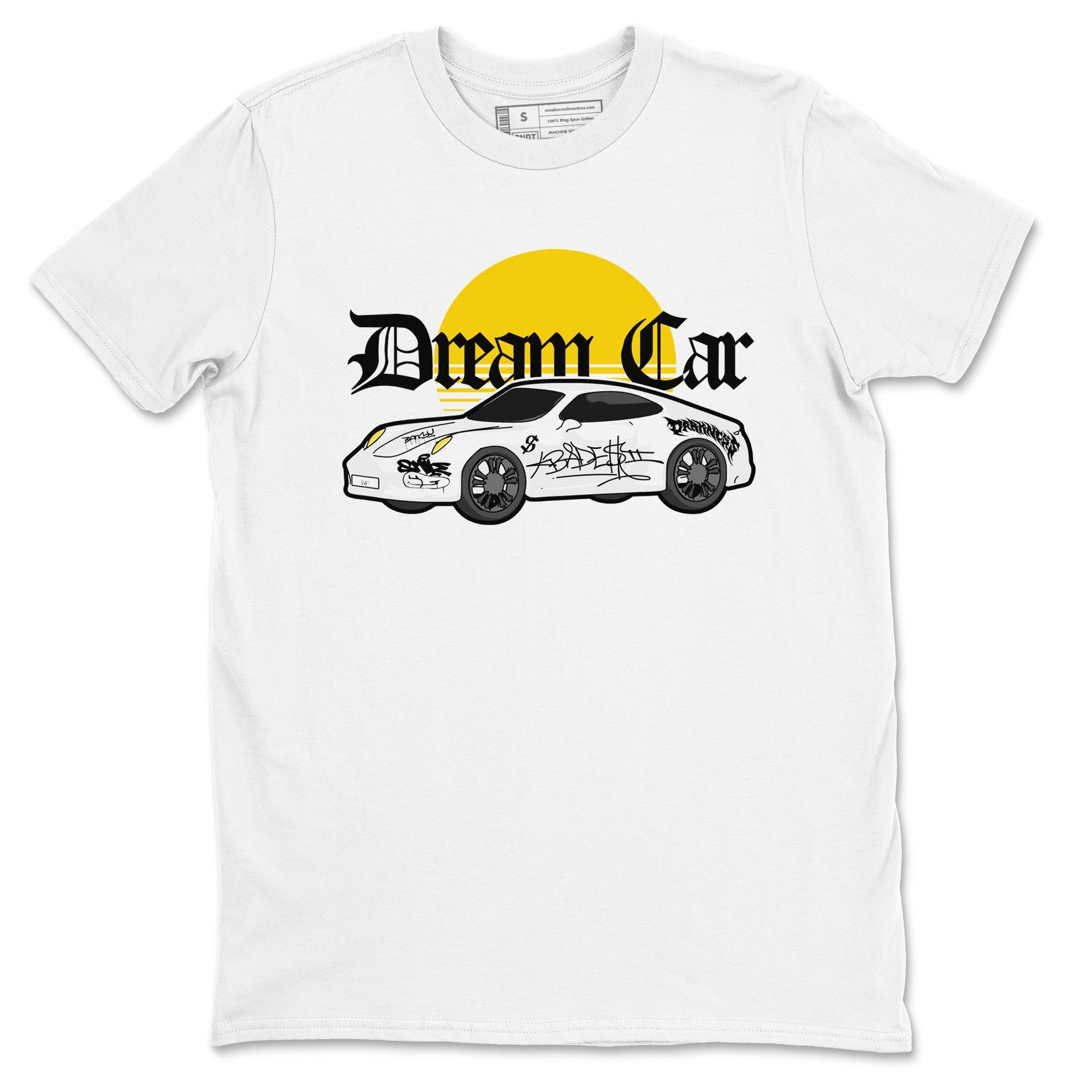 Dream Car snkmatch Tees - Air Jordan 1 Yellow Ochre