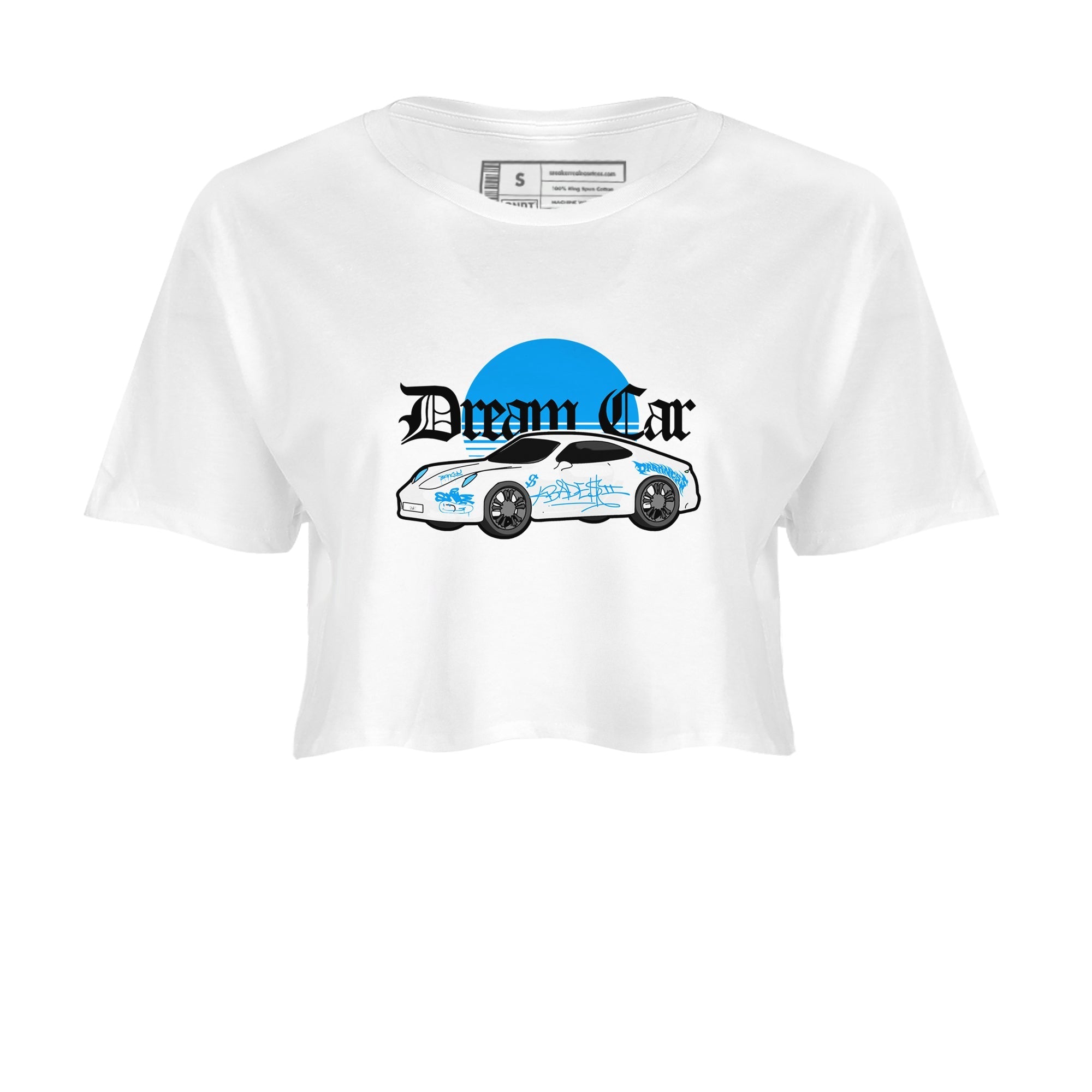 Dream Car snkmatch Women's Top - Air Jordan 4 Military Blue