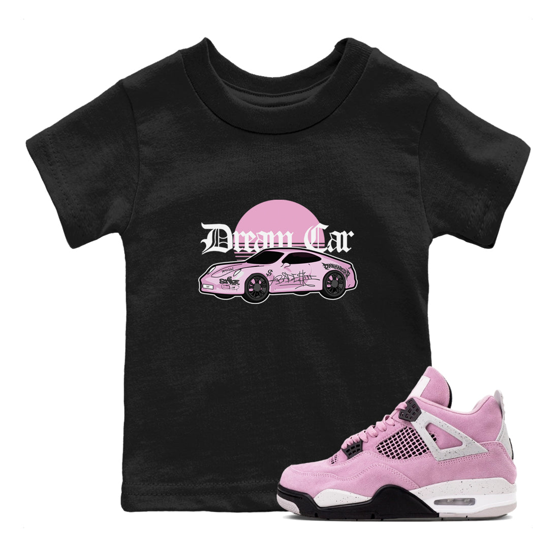 Dream Car snkmatch Tees Kids - Air Jordan 4 Orchid