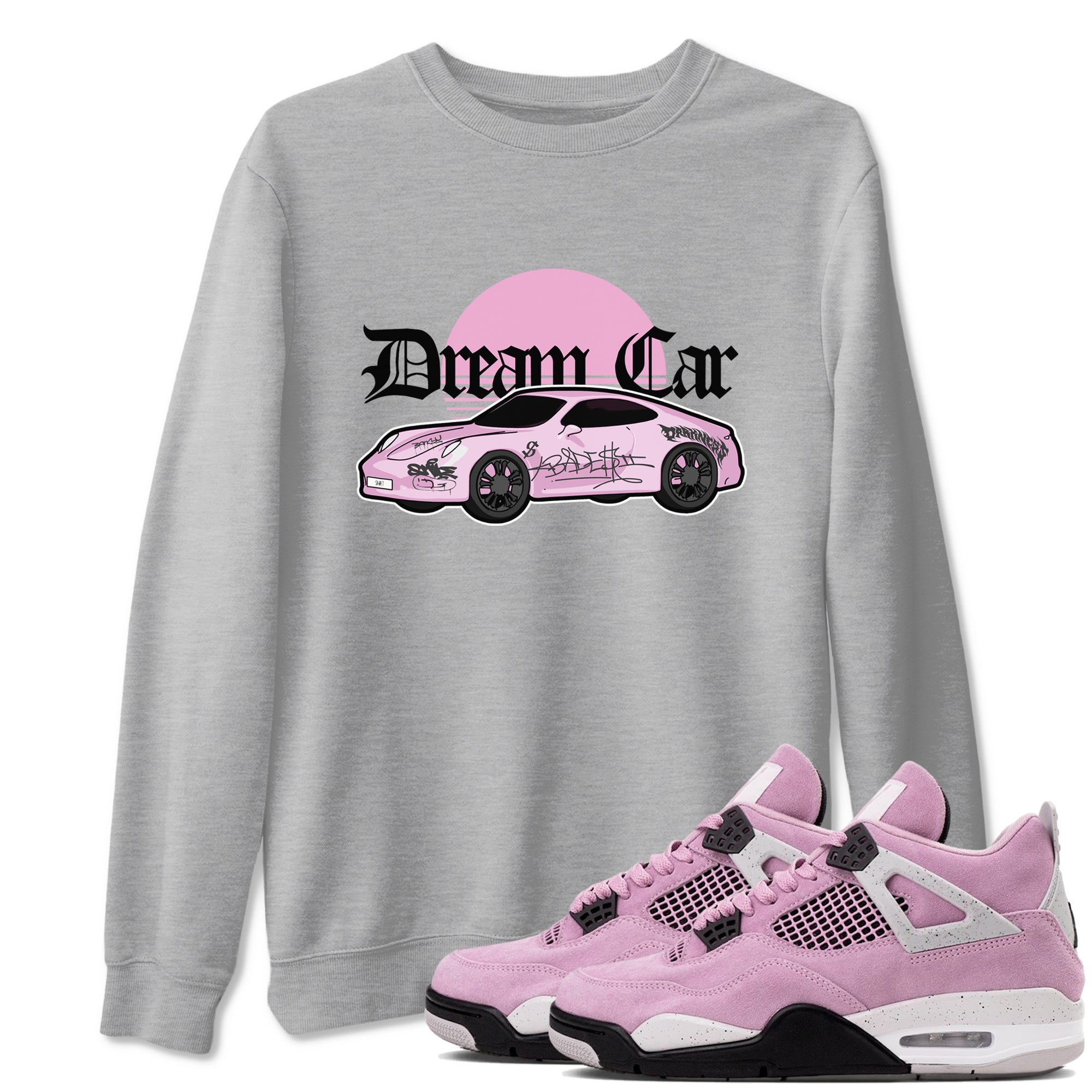 Dream Car snkmatch Tees - Air Jordan 4 Orchid