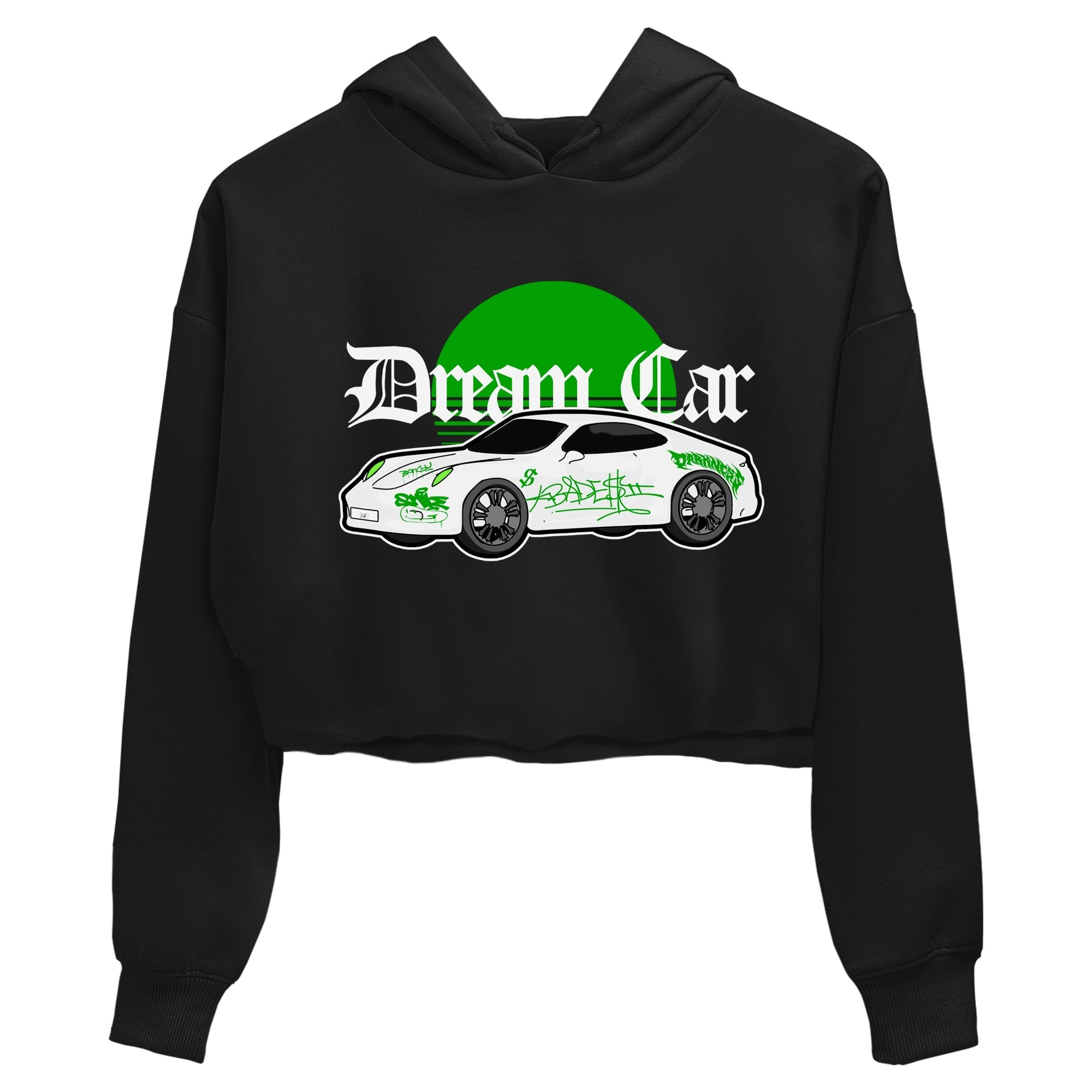 Dream Car snkmatch Women's Top - Air Jordan 5 Lucky Green