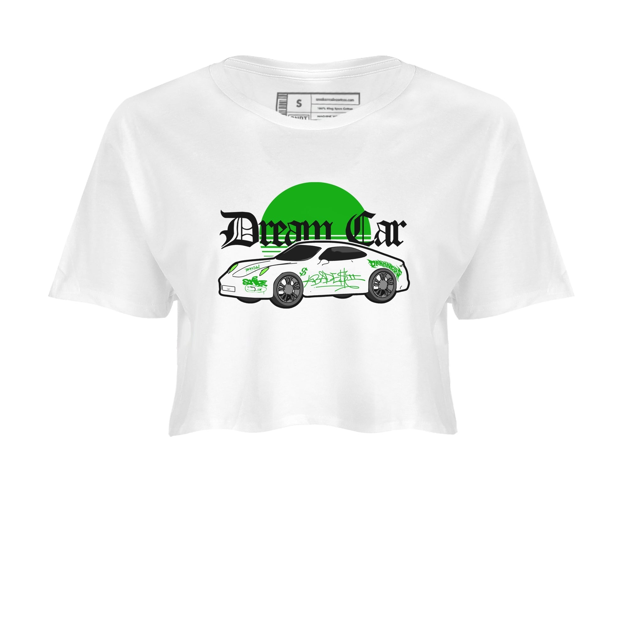 Dream Car snkmatch Women's Top - Air Jordan 5 Lucky Green