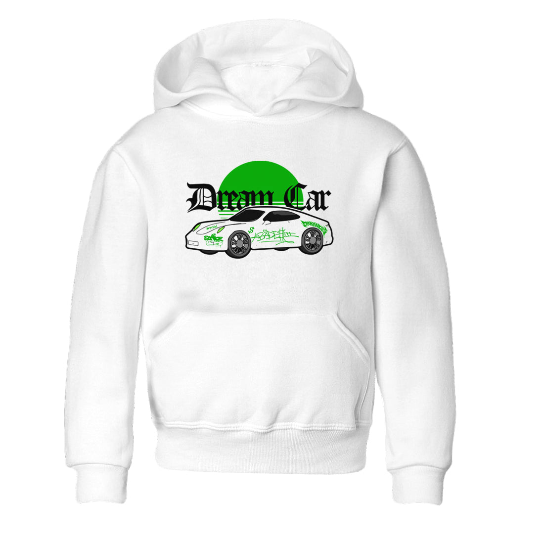 Dream Car snkmatch Tees Kids - Air Jordan 5 Lucky Green