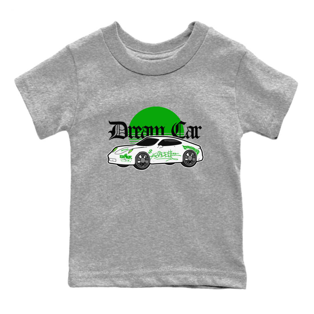 Dream Car snkmatch Tees Kids - Air Jordan 5 Lucky Green