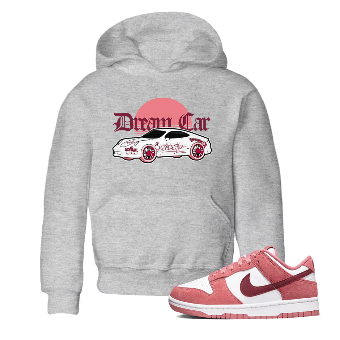 Dream Car snkmatch Tees Kids - Dunk Valentines Day 2024