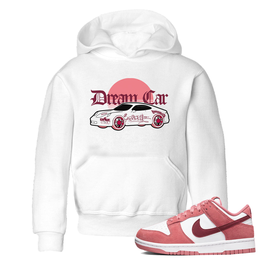Dream Car snkmatch Tees Kids - Dunk Valentines Day 2024