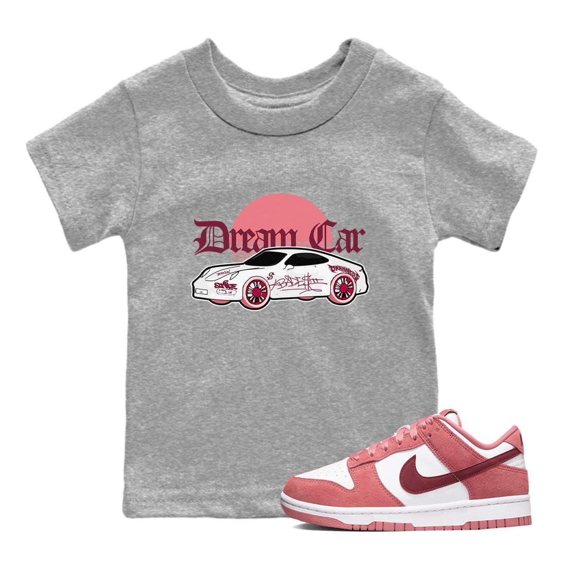 Dream Car snkmatch Tees Kids - Dunk Valentines Day 2024
