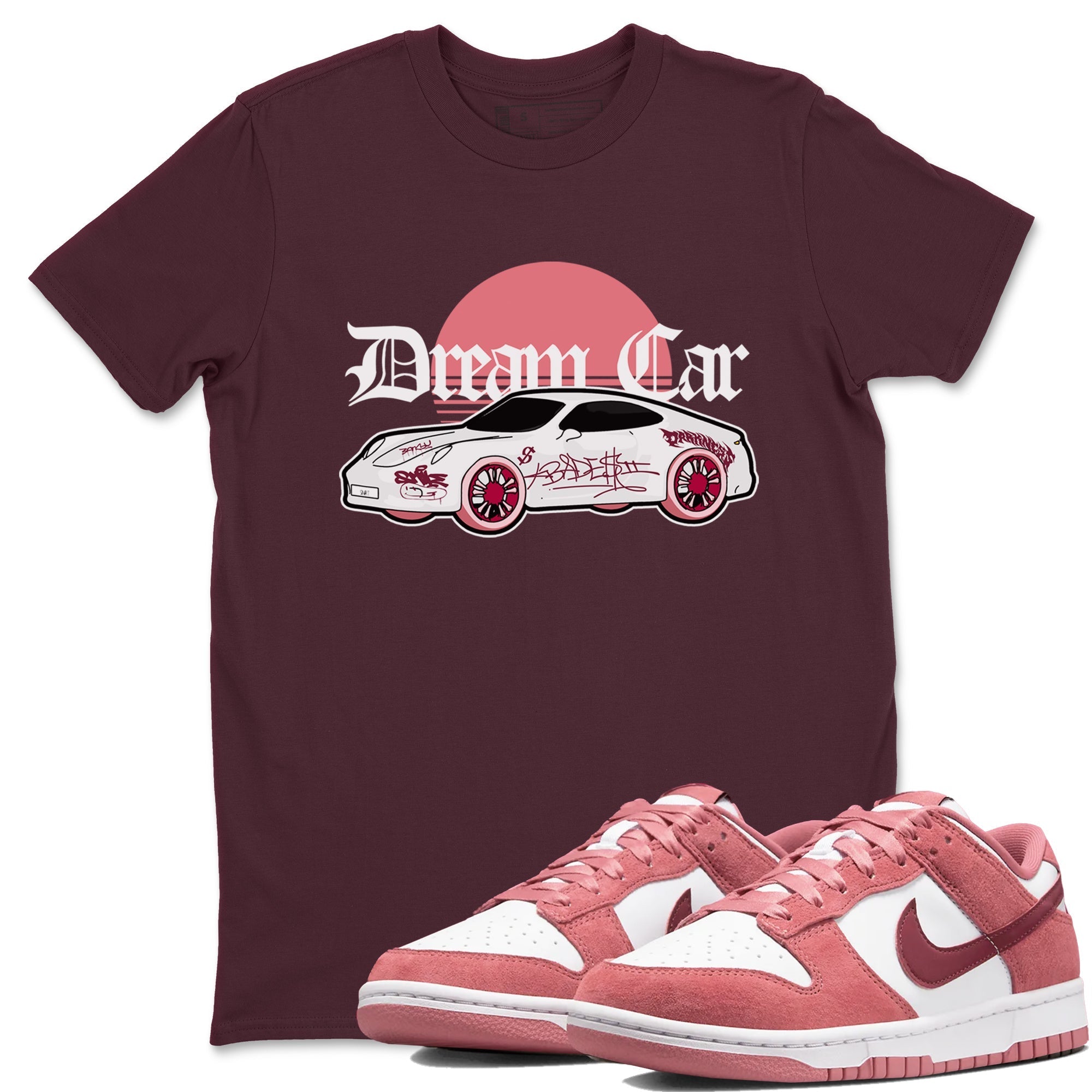 Dream Car snkmatch Tees - Dunk Valentines Day 2024