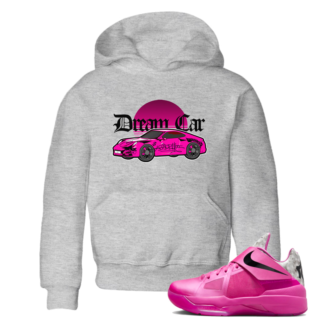 Dream Car snkmatch Tees Kids - KD 4 Aunt Pearl