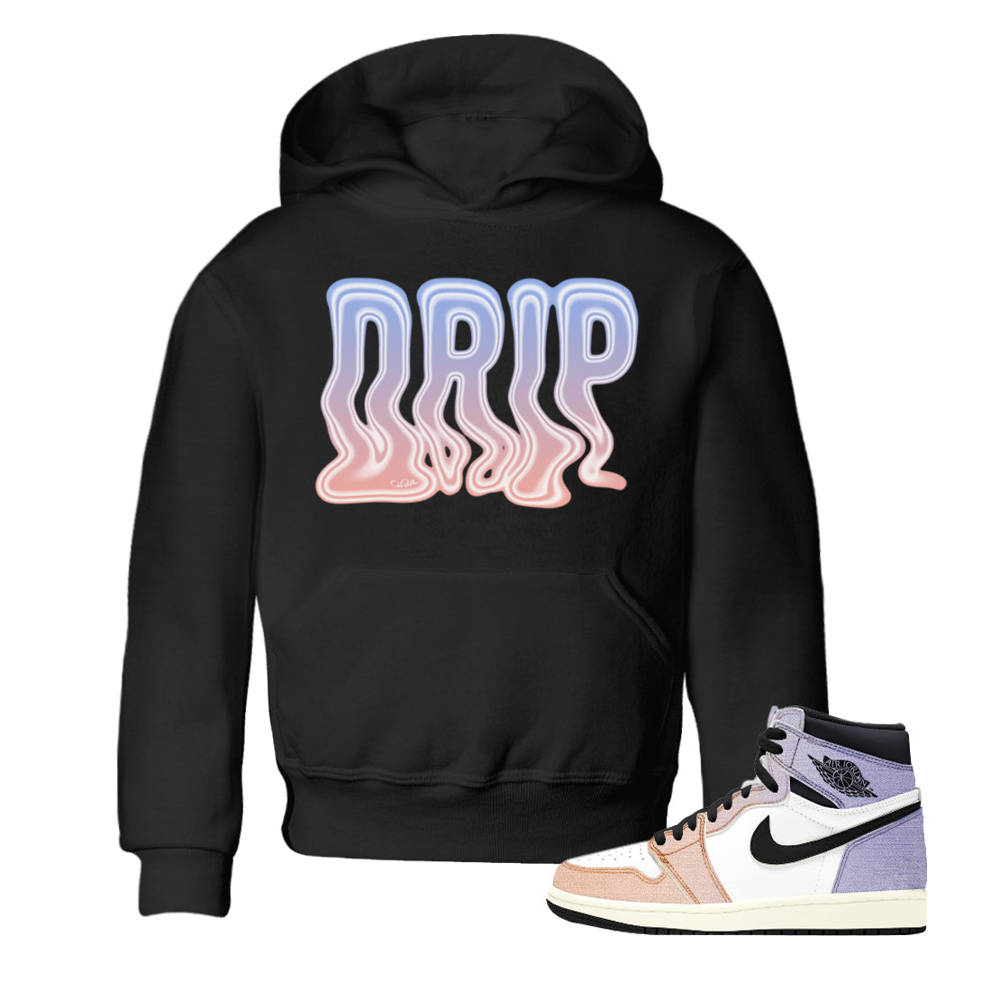 Drip Kids Tops - Air Jordan 1 Skyline