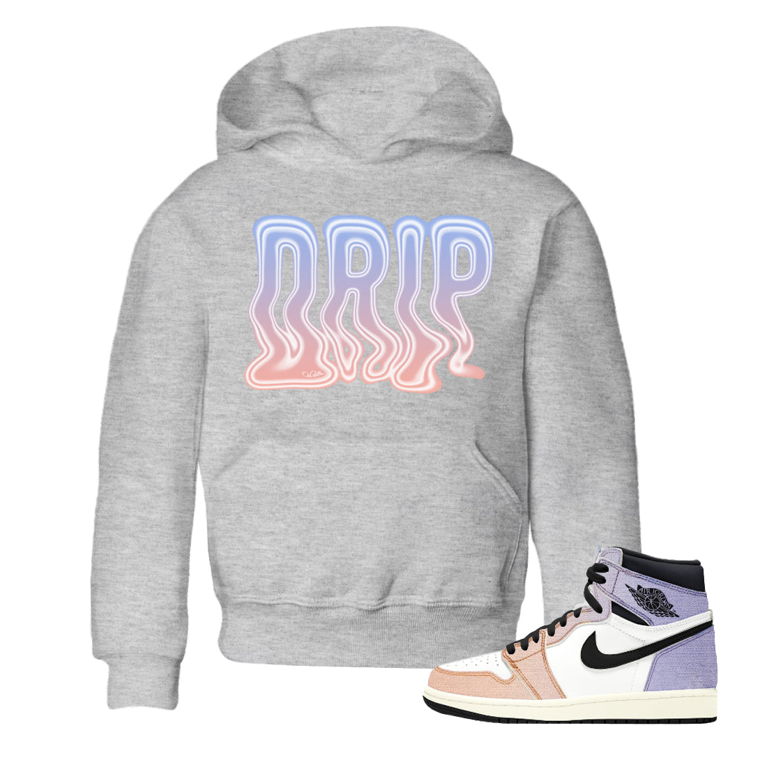 Drip Kids Tops - Air Jordan 1 Skyline