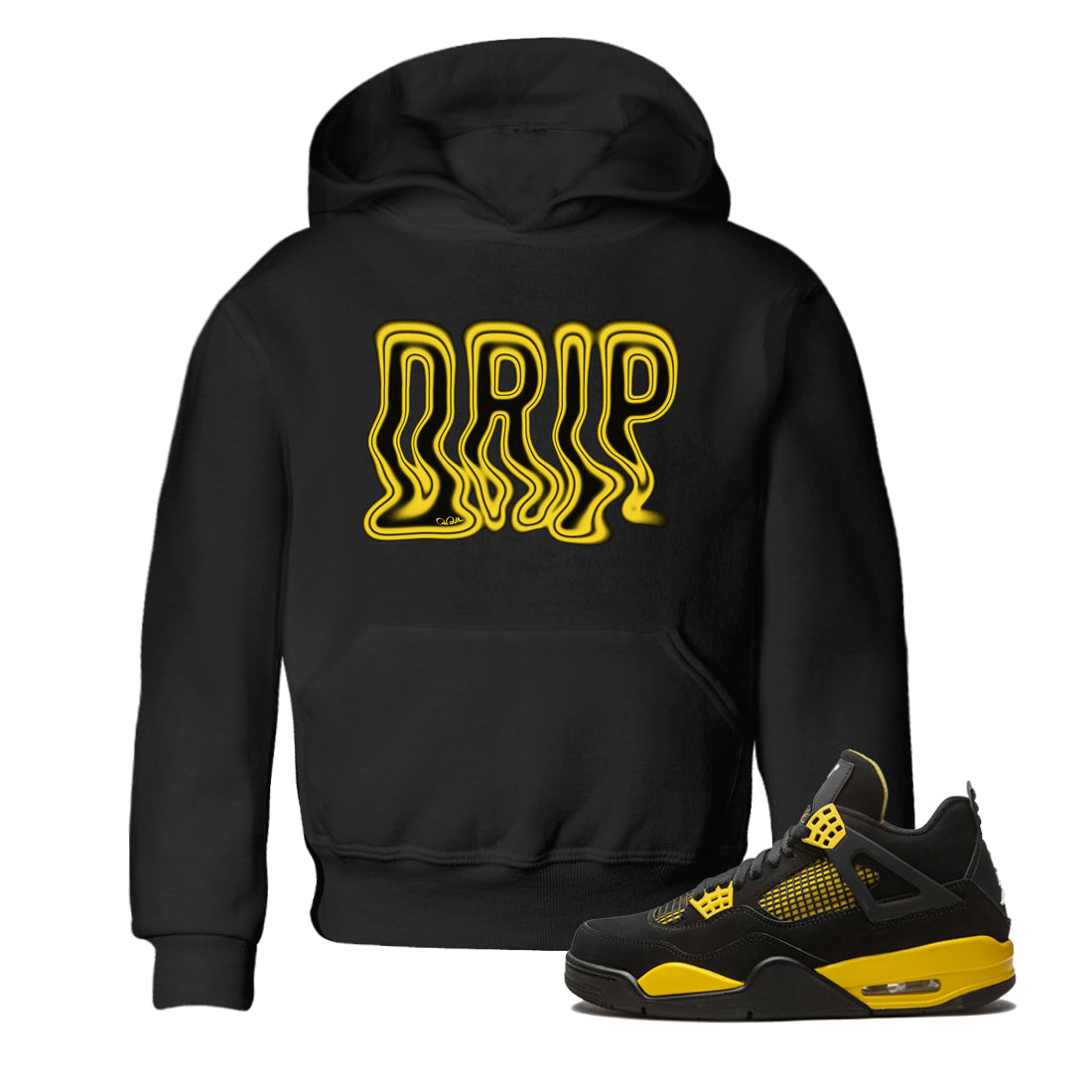 Drip Kids Tops - Air Jordan 4 Thunder