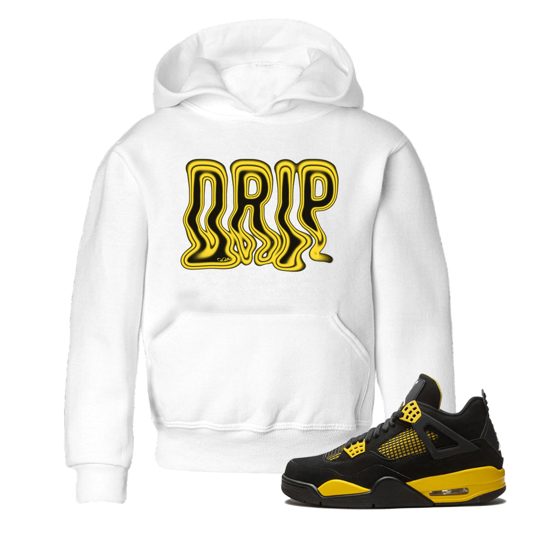 Drip Kids Tops - Air Jordan 4 Thunder