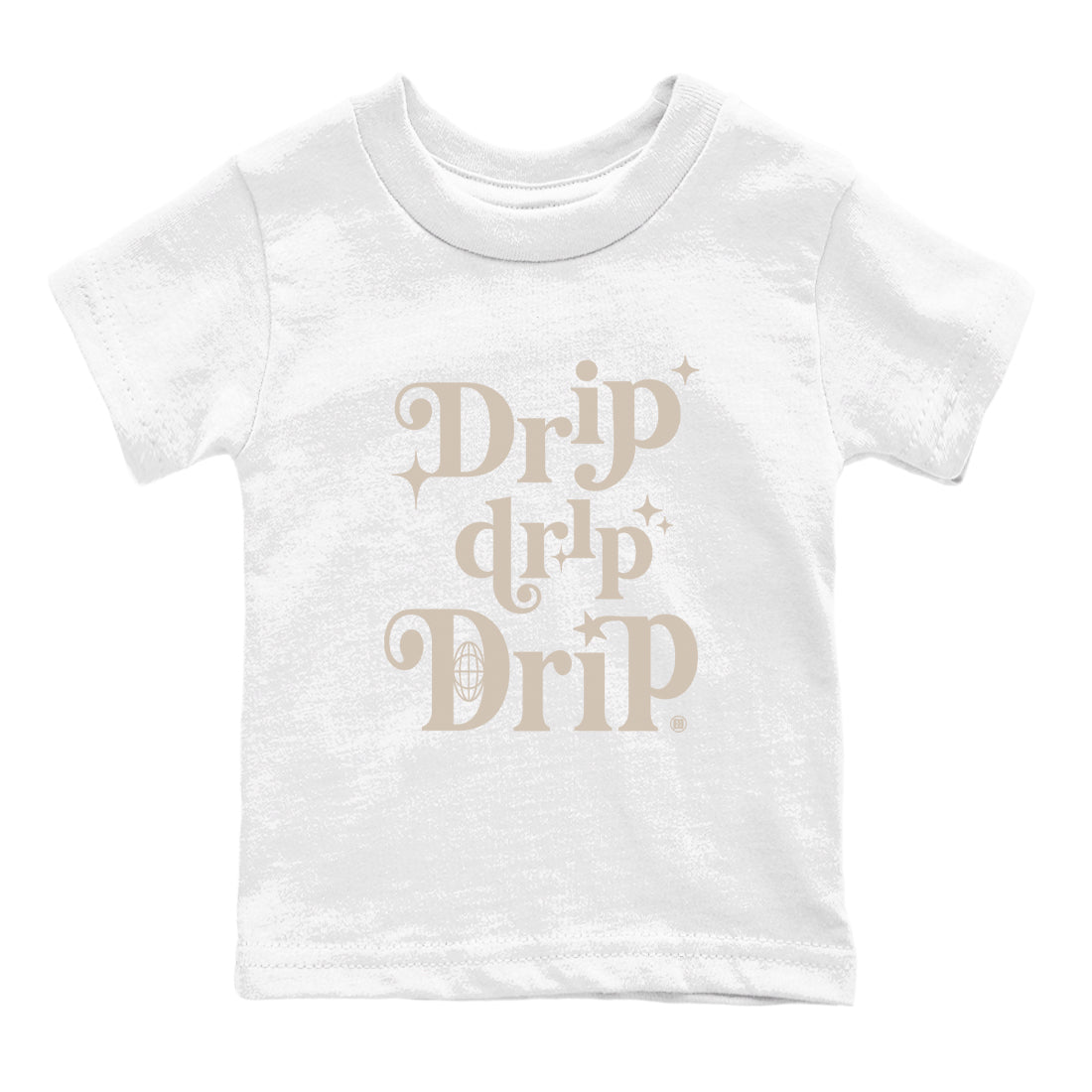 Drip Drip Drip snkmatch Tees Kids - Air Jordan 4 A Ma Maniere x Fossil Stone