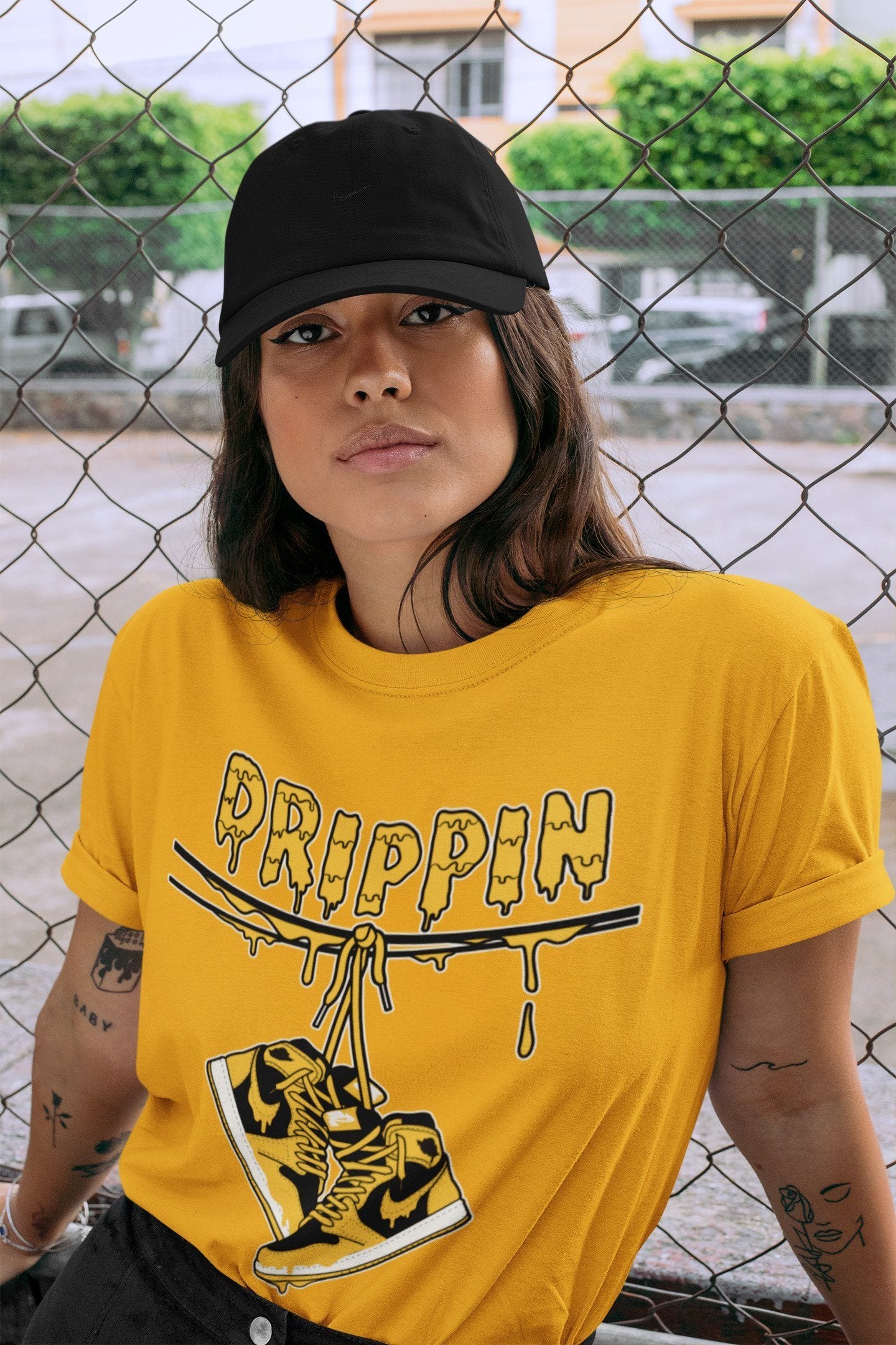 Drippin Unisex Tops - Air Jordan 1 Pollen