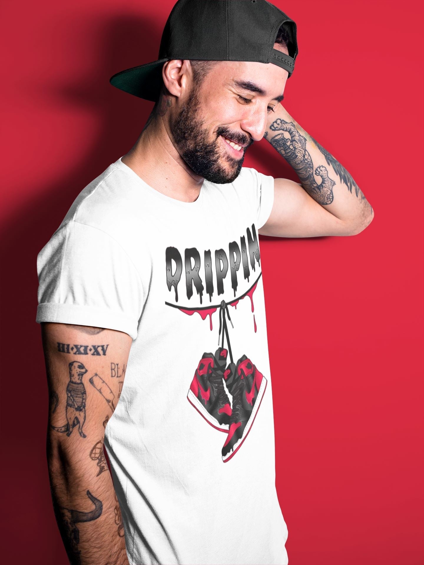 Drippin Unisex Tops - Air Jordan 1 Bred Patent