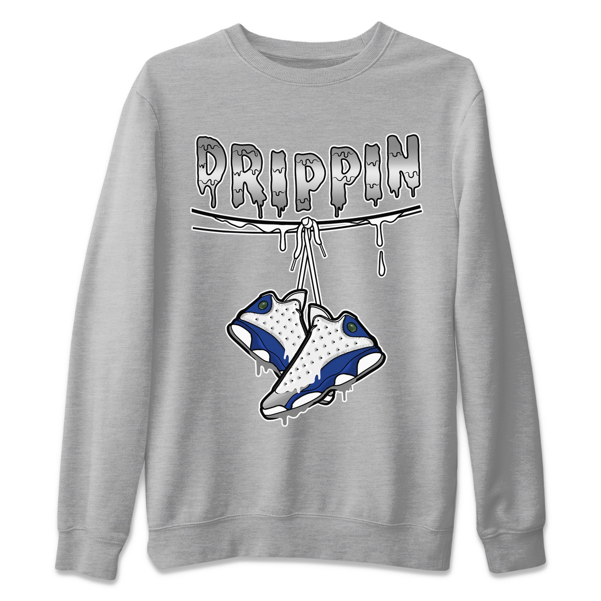 Drippin Unisex Tops - Air Jordan 13 French Blue