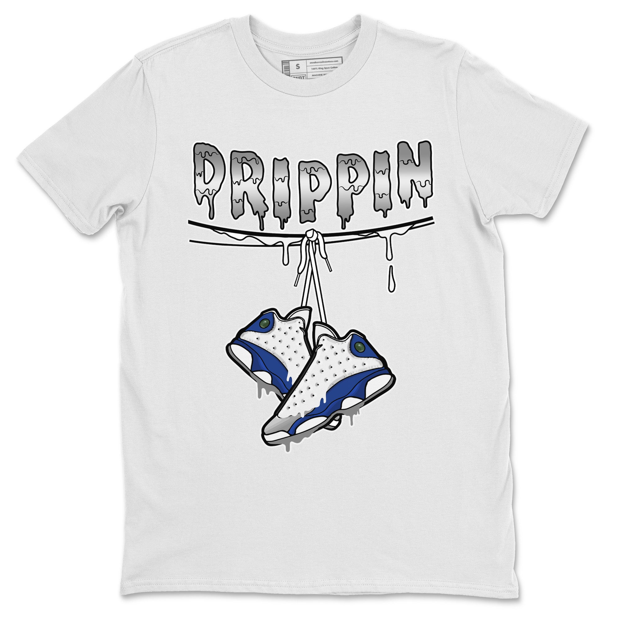 Drippin Unisex Tops - Air Jordan 13 French Blue