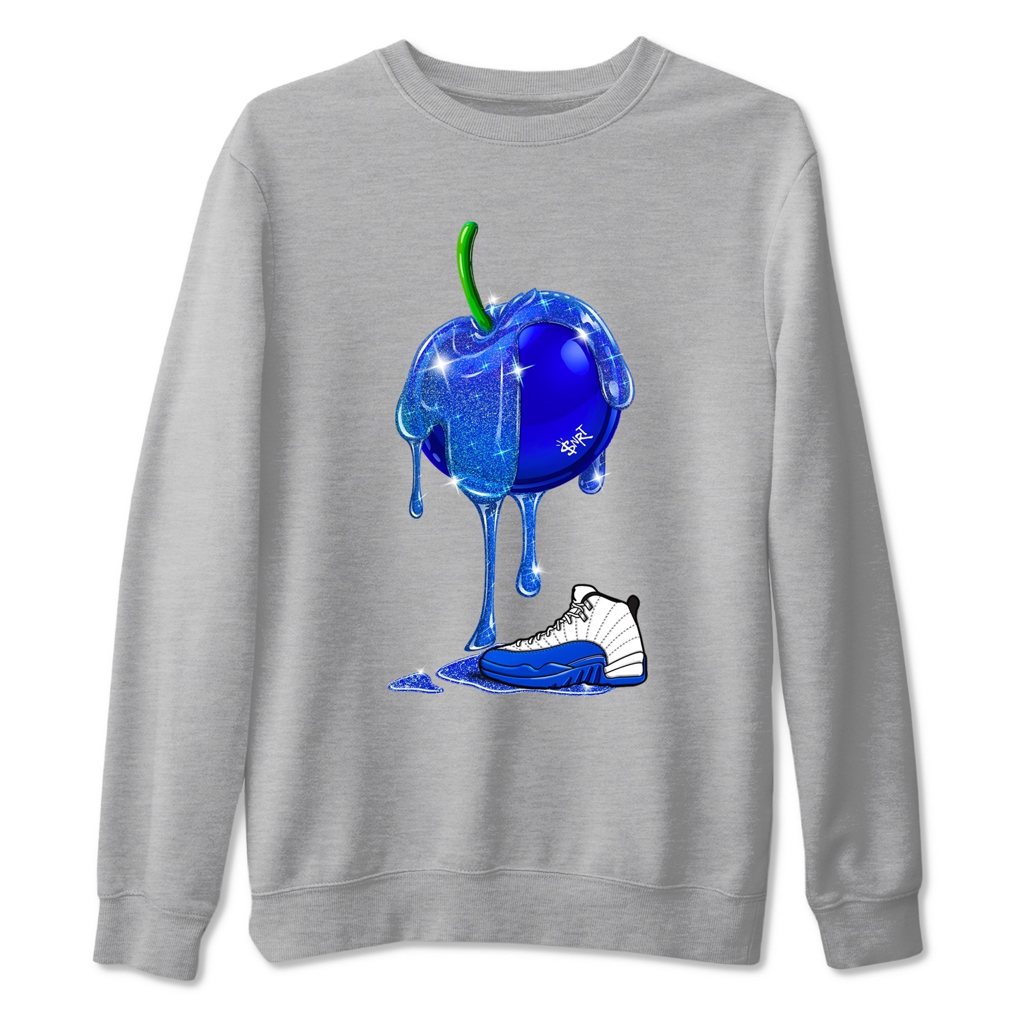Dripping Blueberry snkmatch Tees - Air Jordan 12 Blueberry
