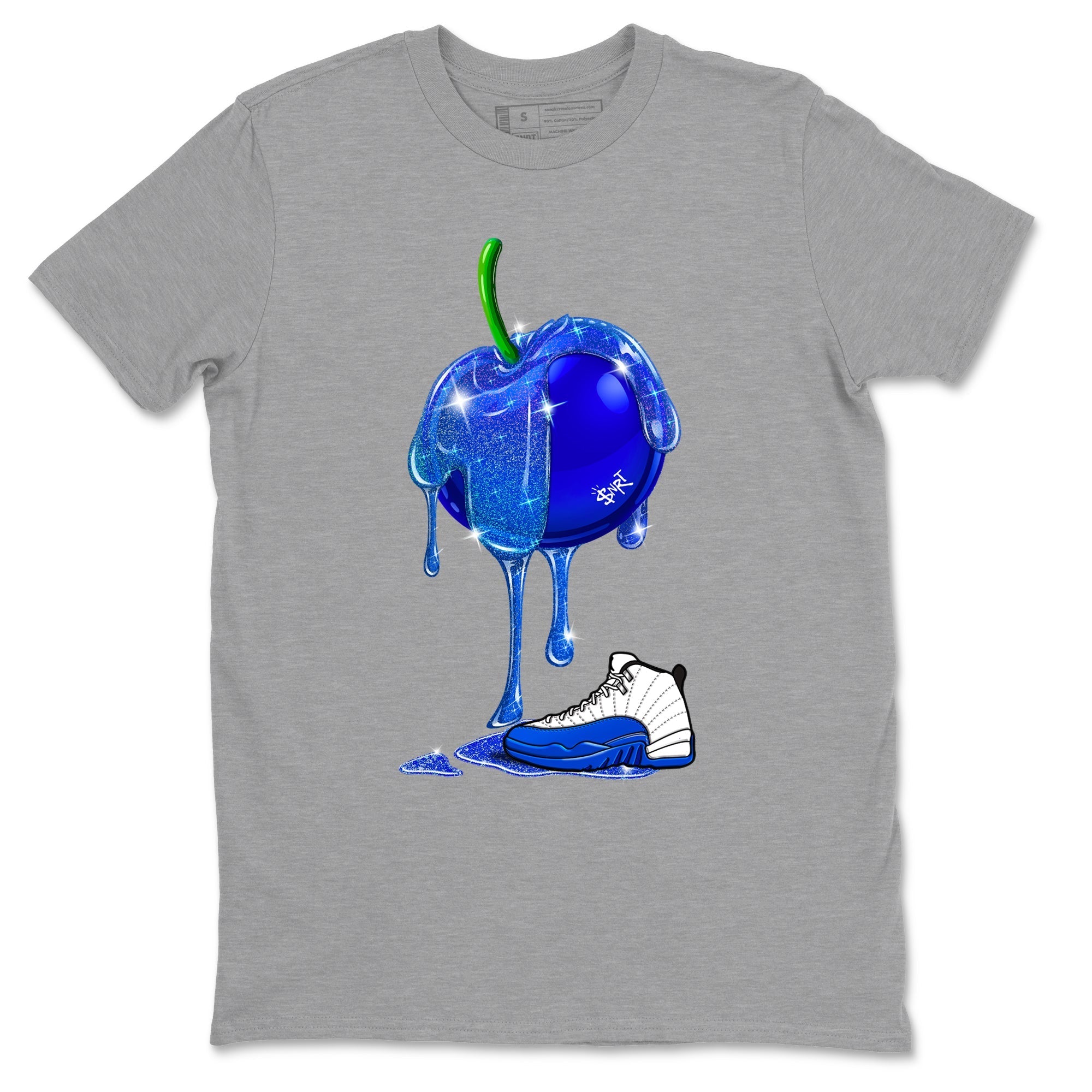 Dripping Blueberry snkmatch Tees - Air Jordan 12 Blueberry